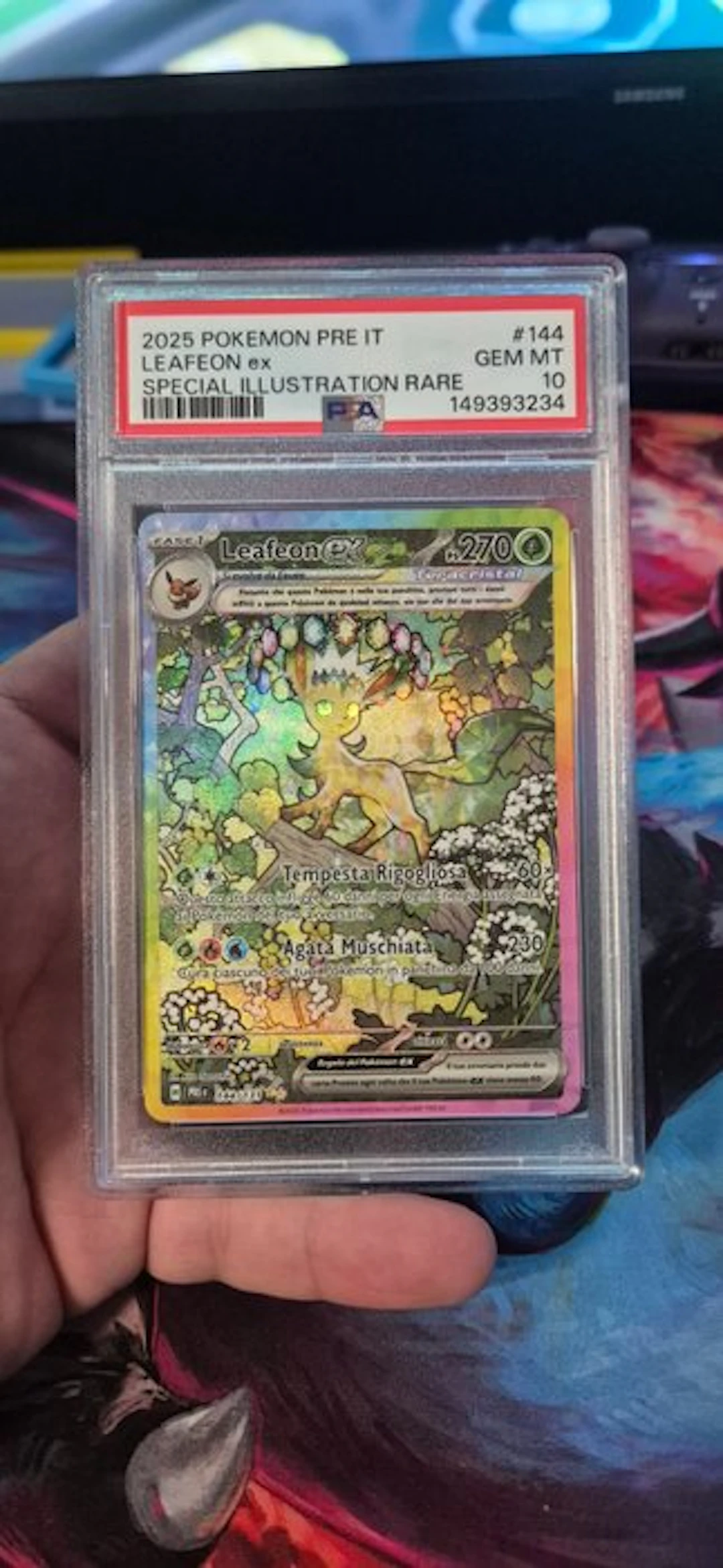 Pokémon - 1 Graded card - Leafeon #144 Alternate art