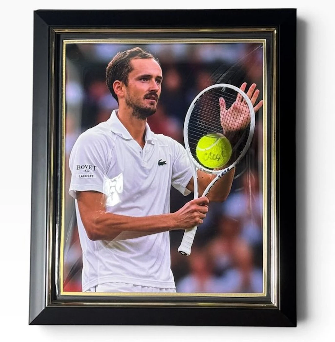 Daniil Medvedev Singed Tennis Ball - Premium Frame - Tennis ball