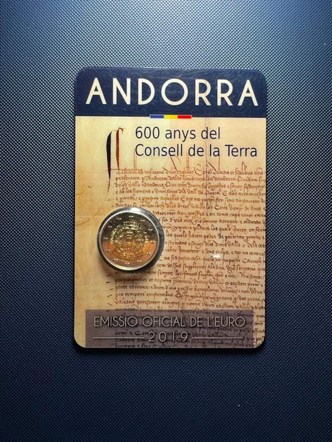 Andorra. 2 Euro 2019 "Consell del Terra" (No reserve price)