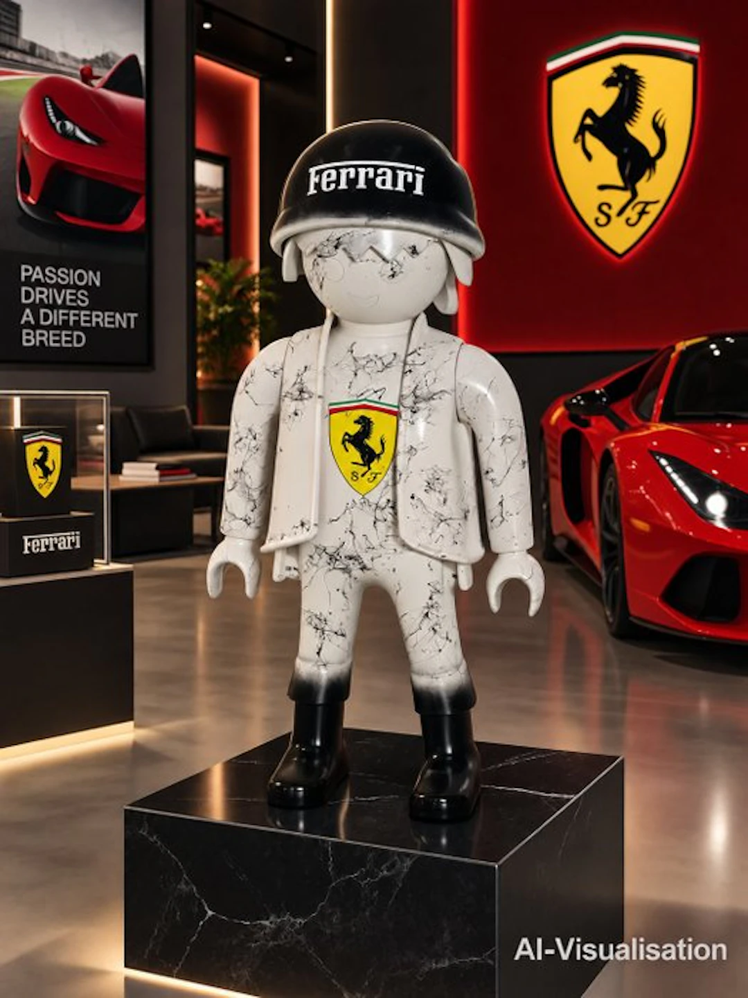 Beever Deco Art - Ferrari Playmobil XXL - 62cm