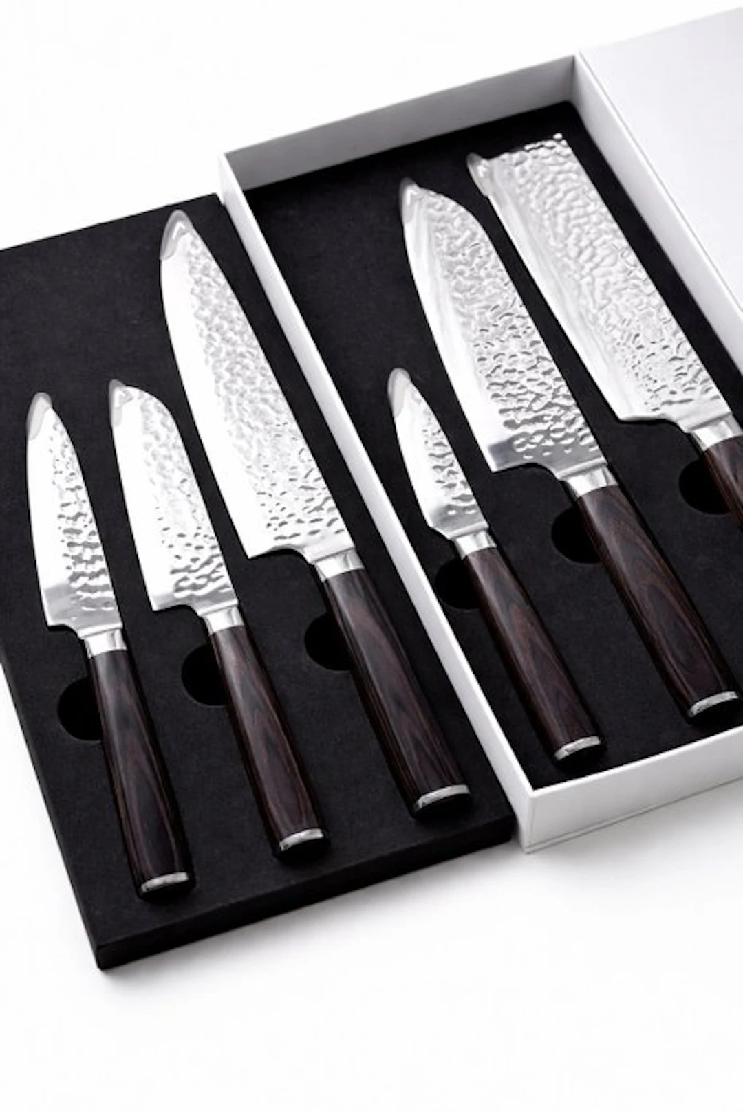 Japanese Knives - 6 Piece professional knives set...