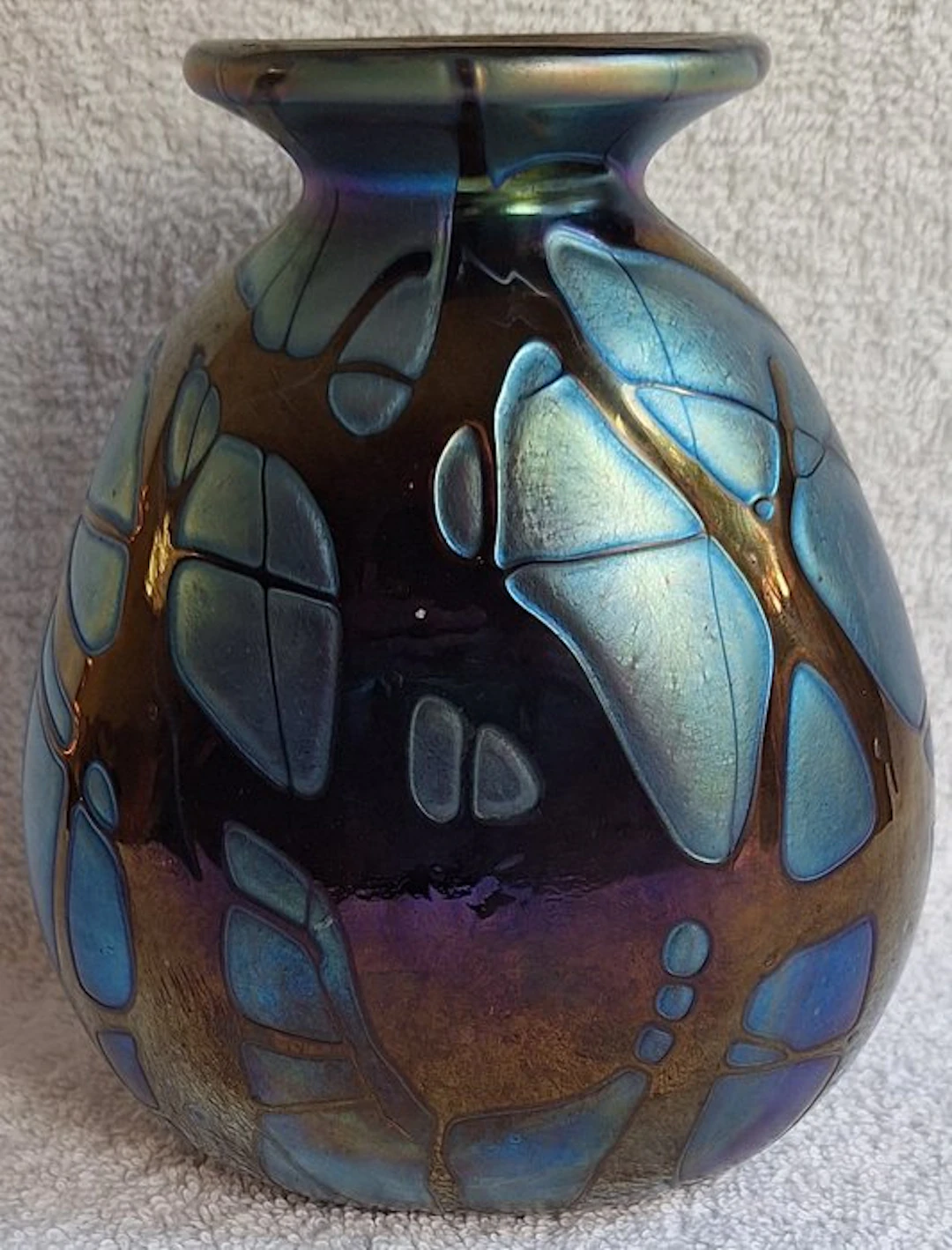 Joska Bodenmais Waldglashütte - Vase - Mouth-blown glass (iridescent)