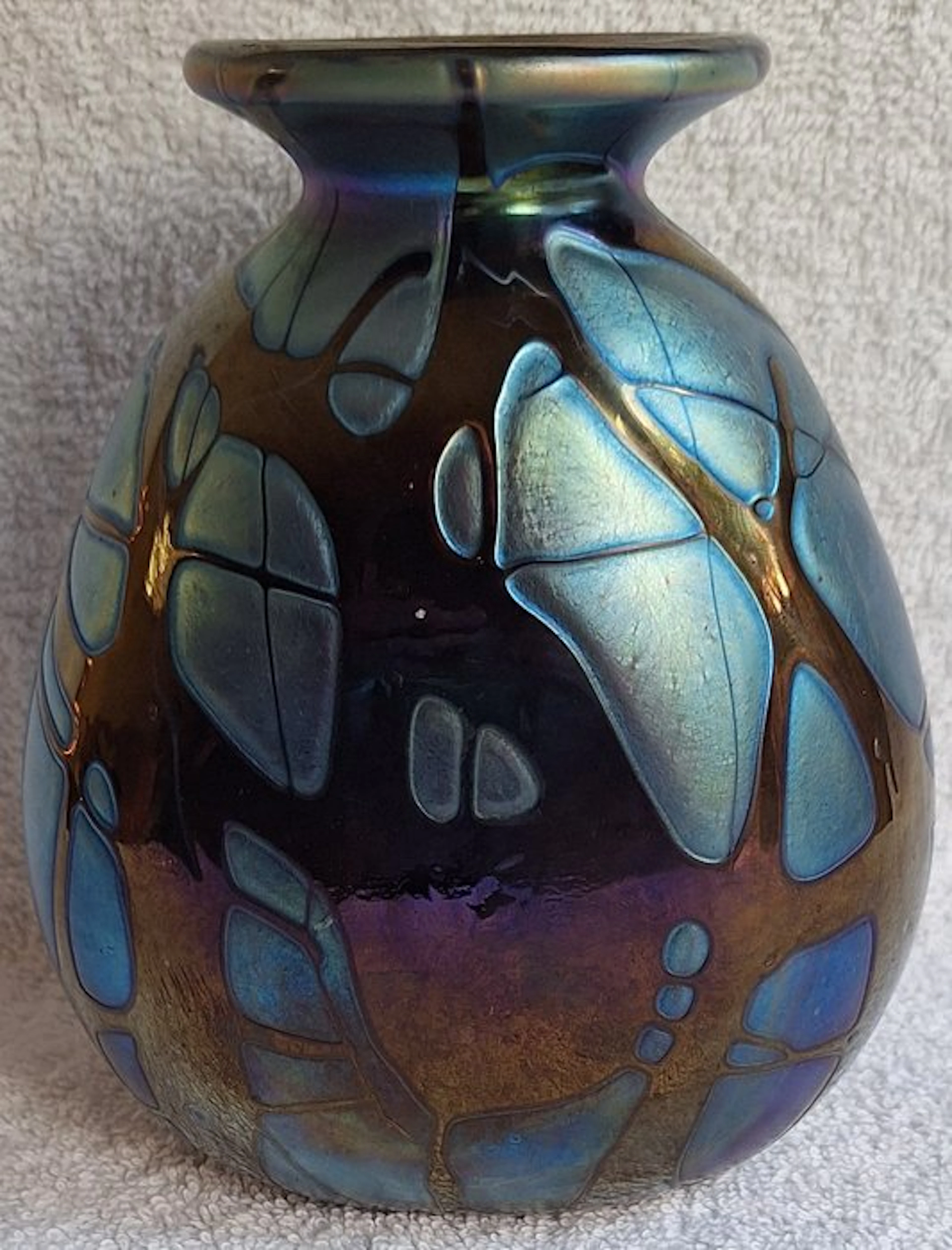 Joska Bodenmais Waldglashütte - Vase - Mouth-blown glass (iridescent)