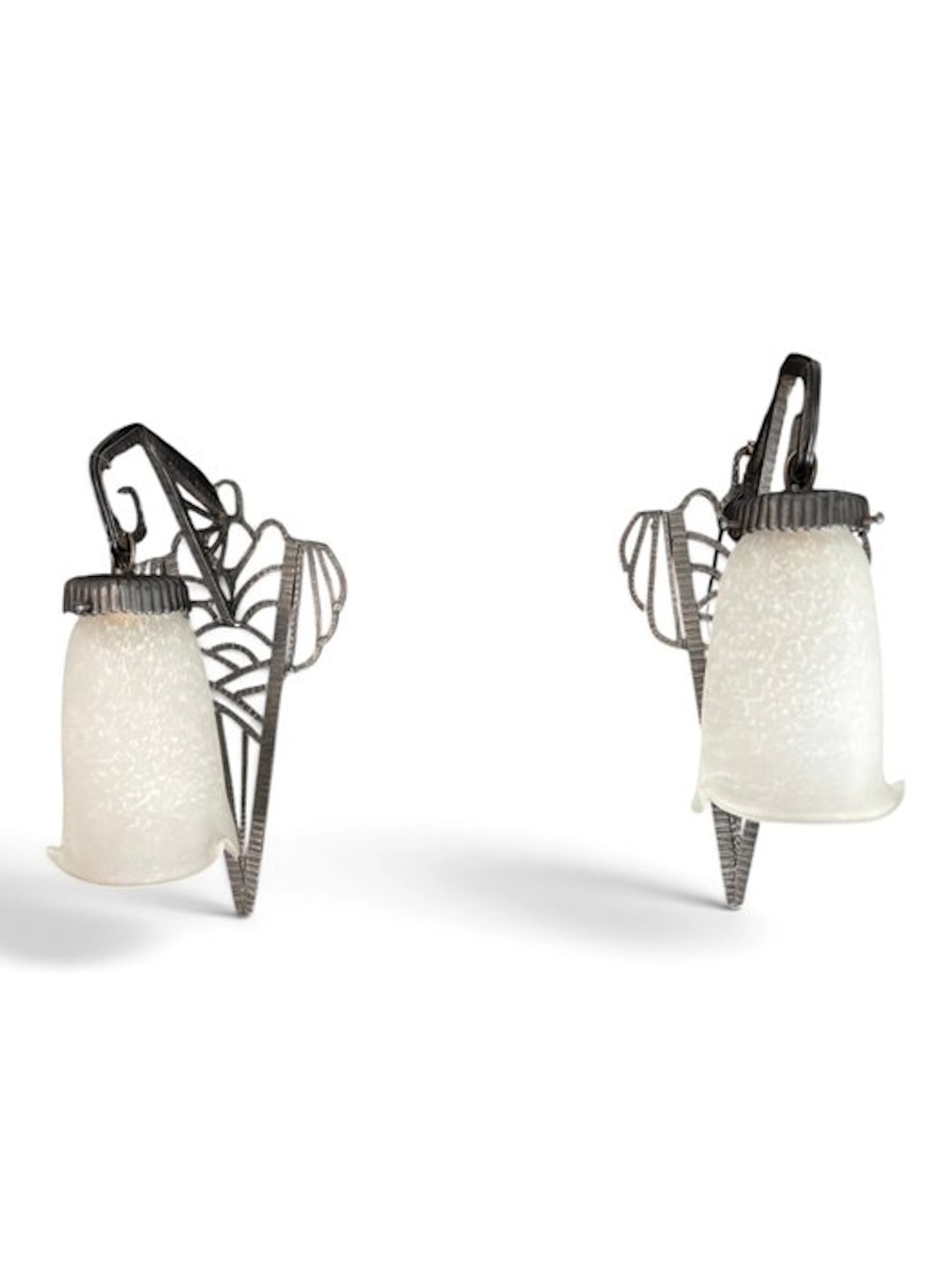 Muller Frères Luneville - Wall sconce - Wrought iron