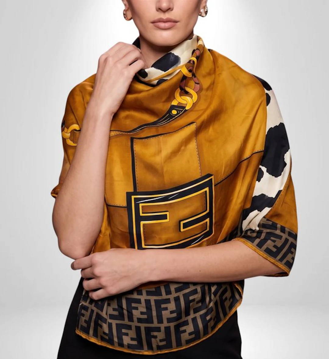 Fendi - FENDI Roma Exclusive Special Monogram FF Trompe...