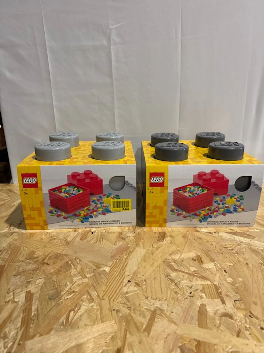LEGO Merchandise - 2x Storage Brick 4 knobs