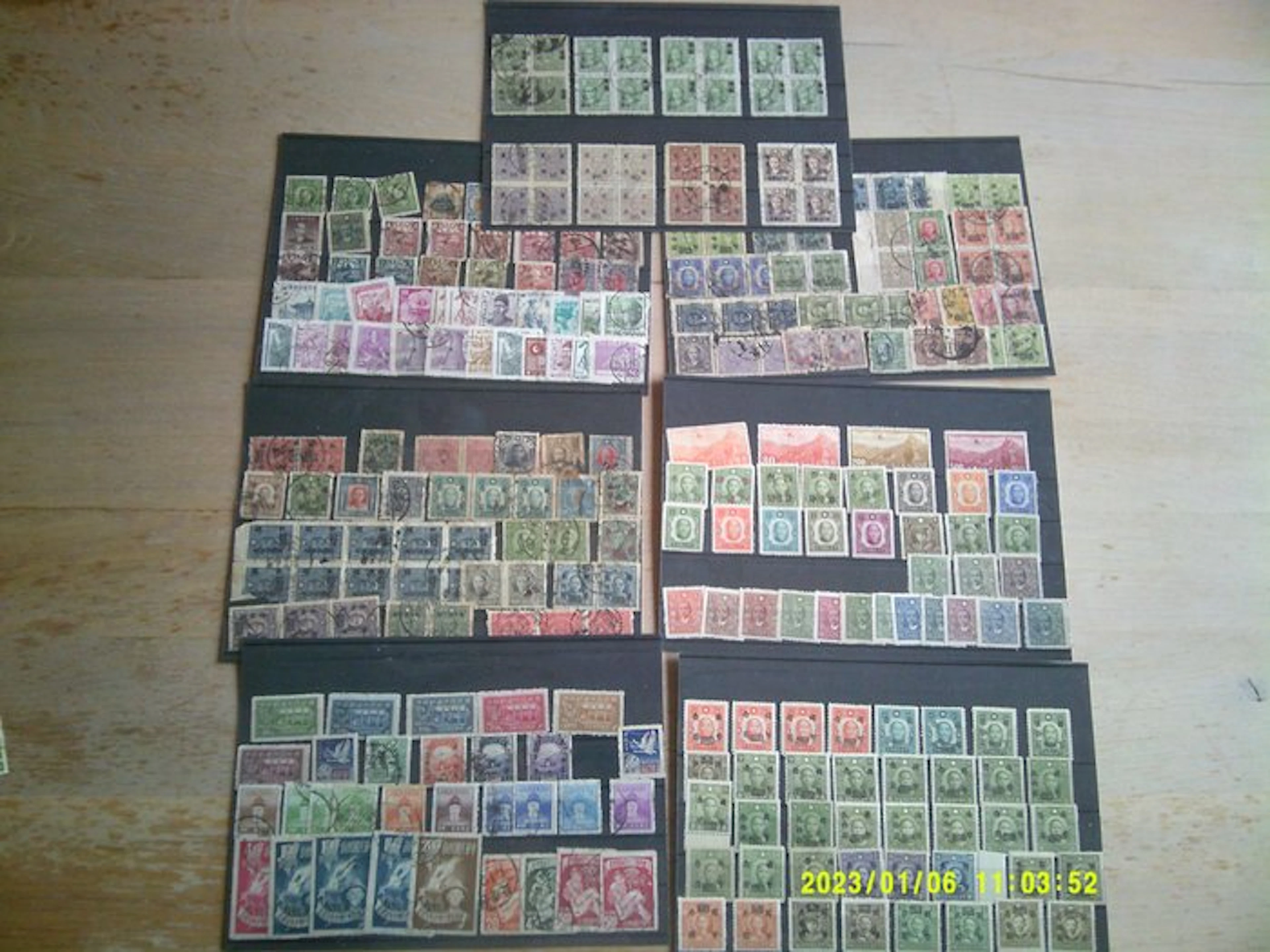 China - 1878-1949 1918/1949 - China: 7 postcards with stamps