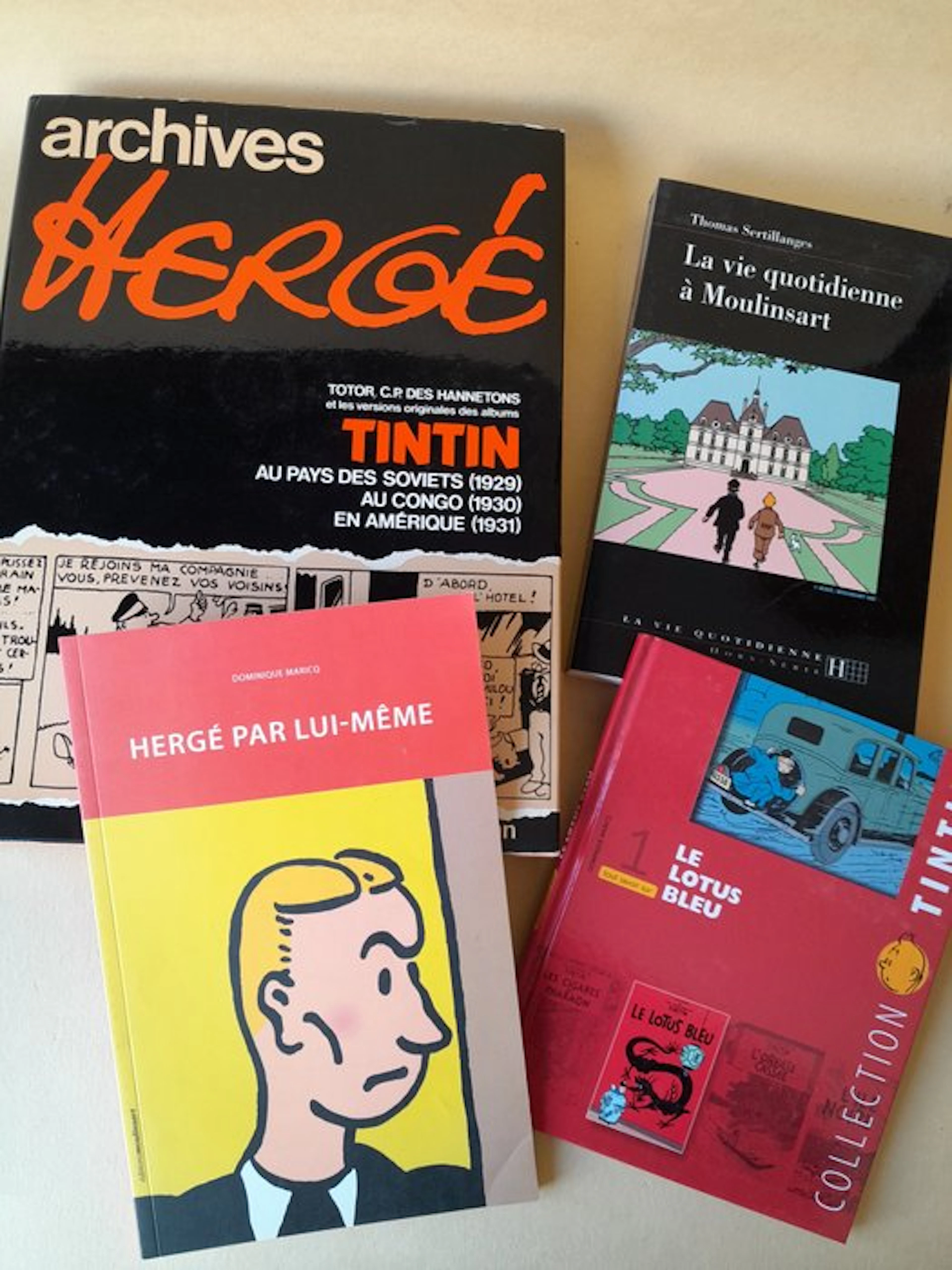 Tintin - Ensemble de 4 albums - 4 Album - First edition - 1973/2010