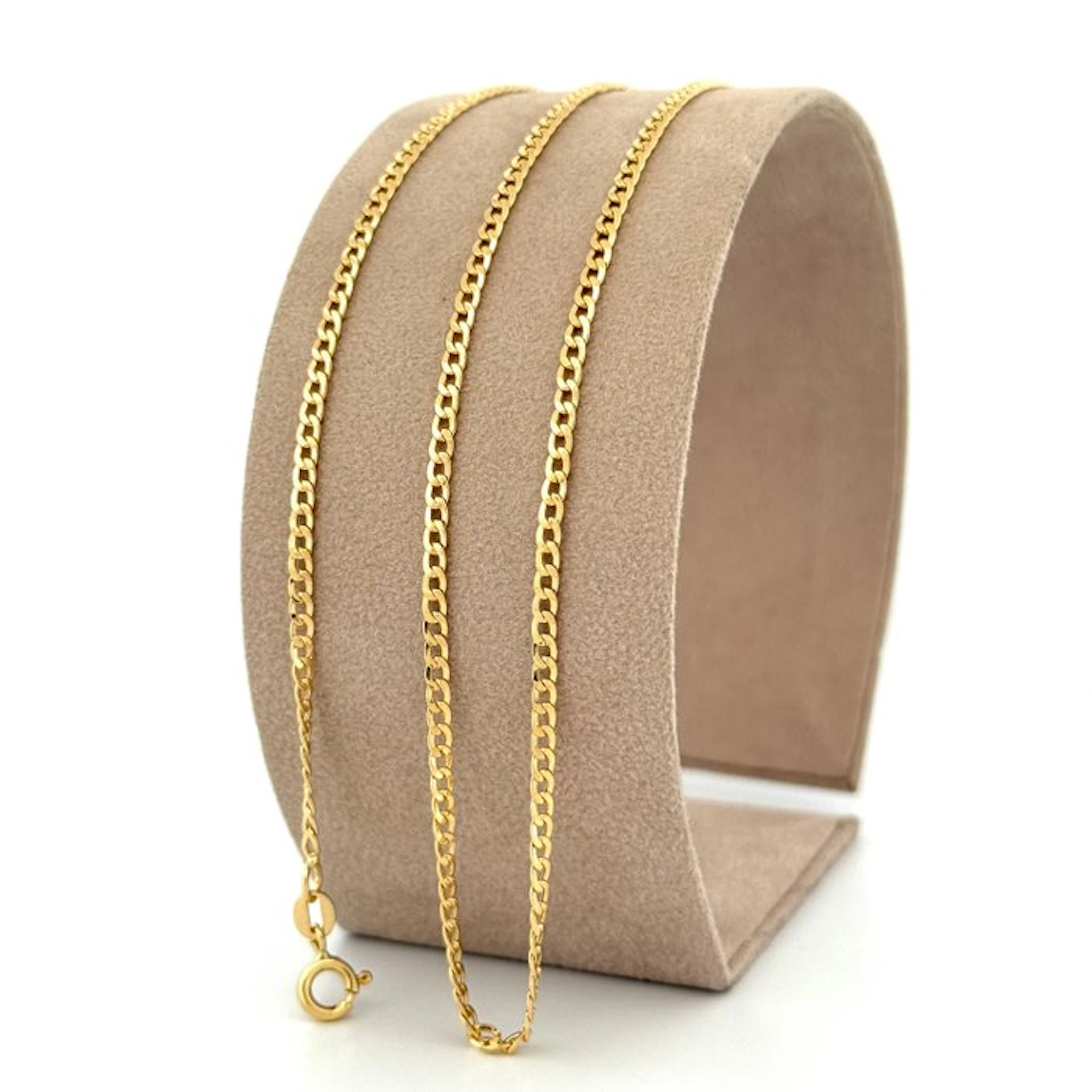 No reserve price - Necklace - 18 kt. Yellow gold - Cuban Link