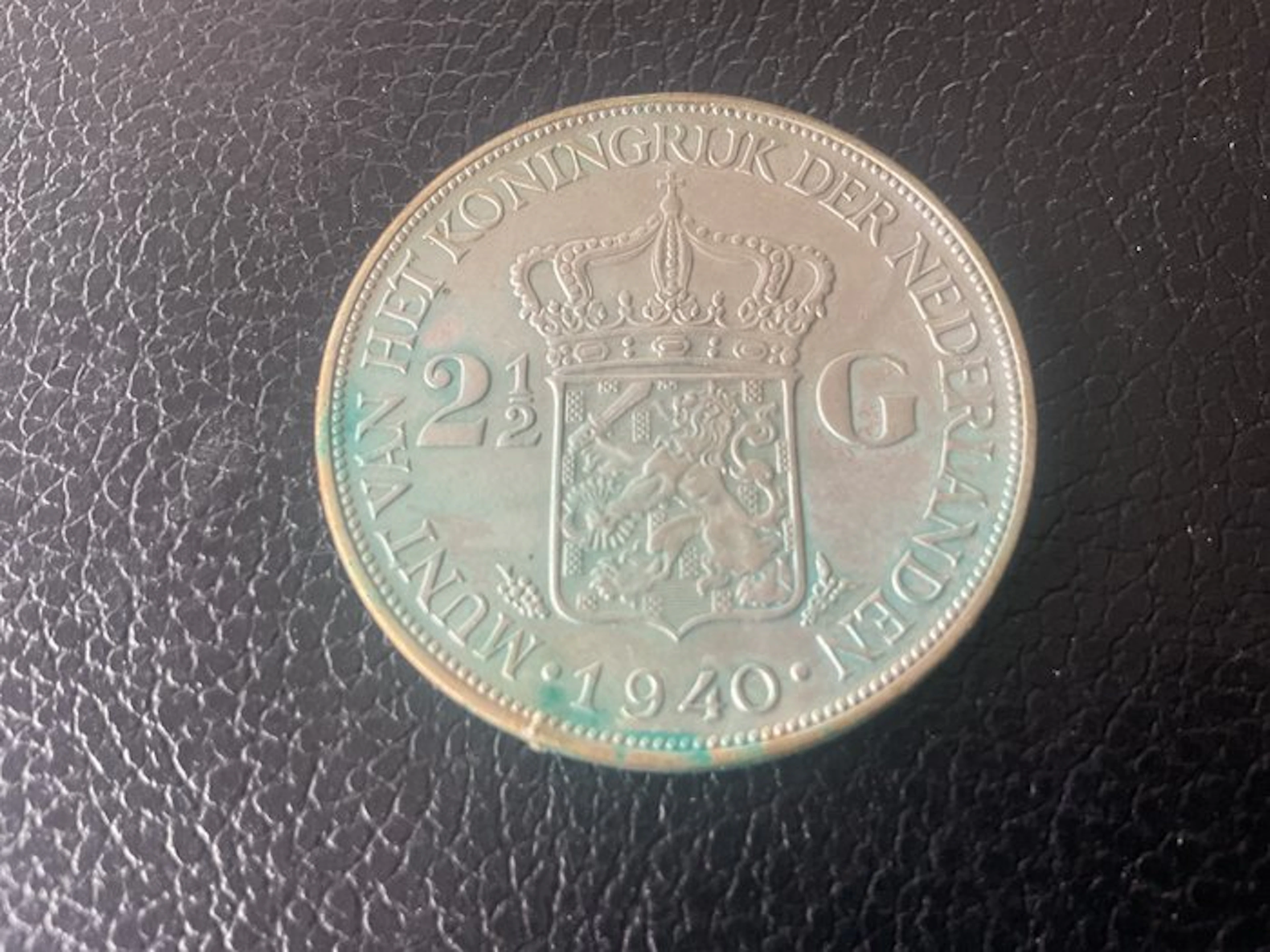 Netherlands. Wilhelmina. 2 1/2 Gulden 1940 (No reserve price)