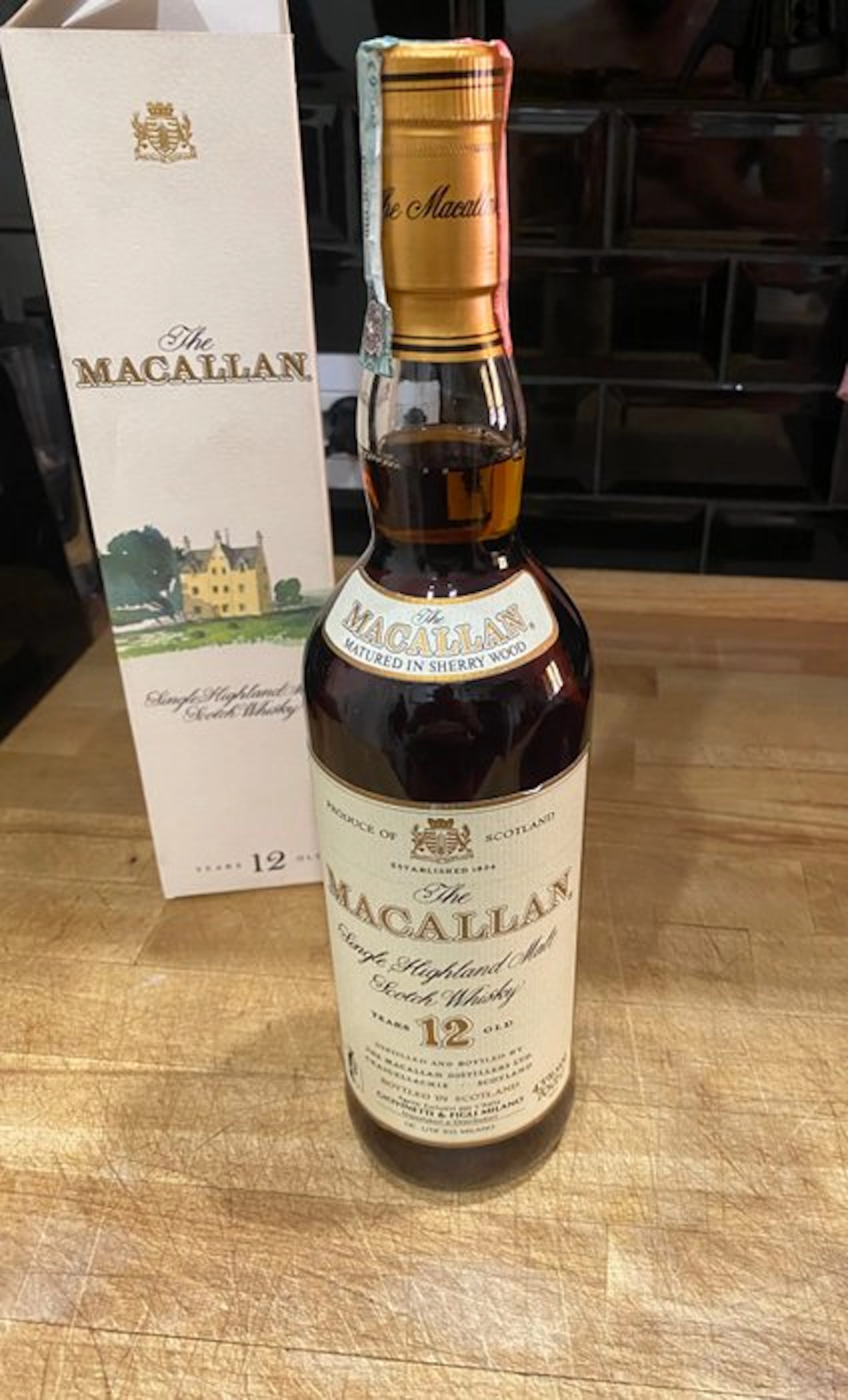 Macallan 12 years old Sherry Wood - b. 1990s - 70cl