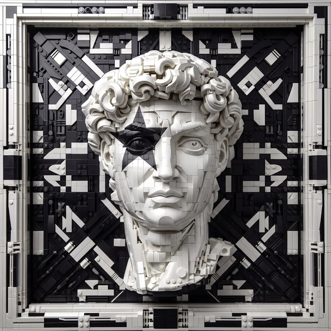 Artxlife - White Lego David, Renaissance Rock