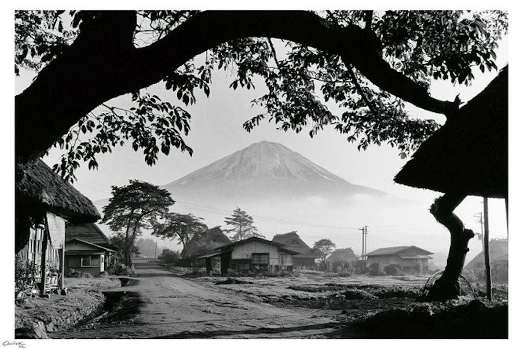 ONIINK — Photo - Fuji Framed By The Village - ( Limited Edition )