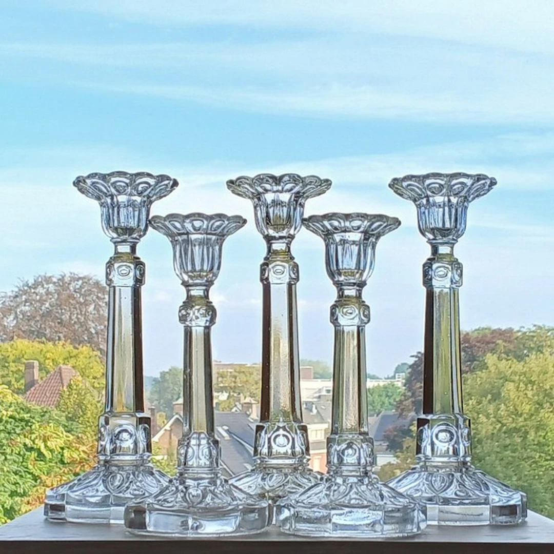 Brockwitz - Candleholder Model 8185 (5) - Glass