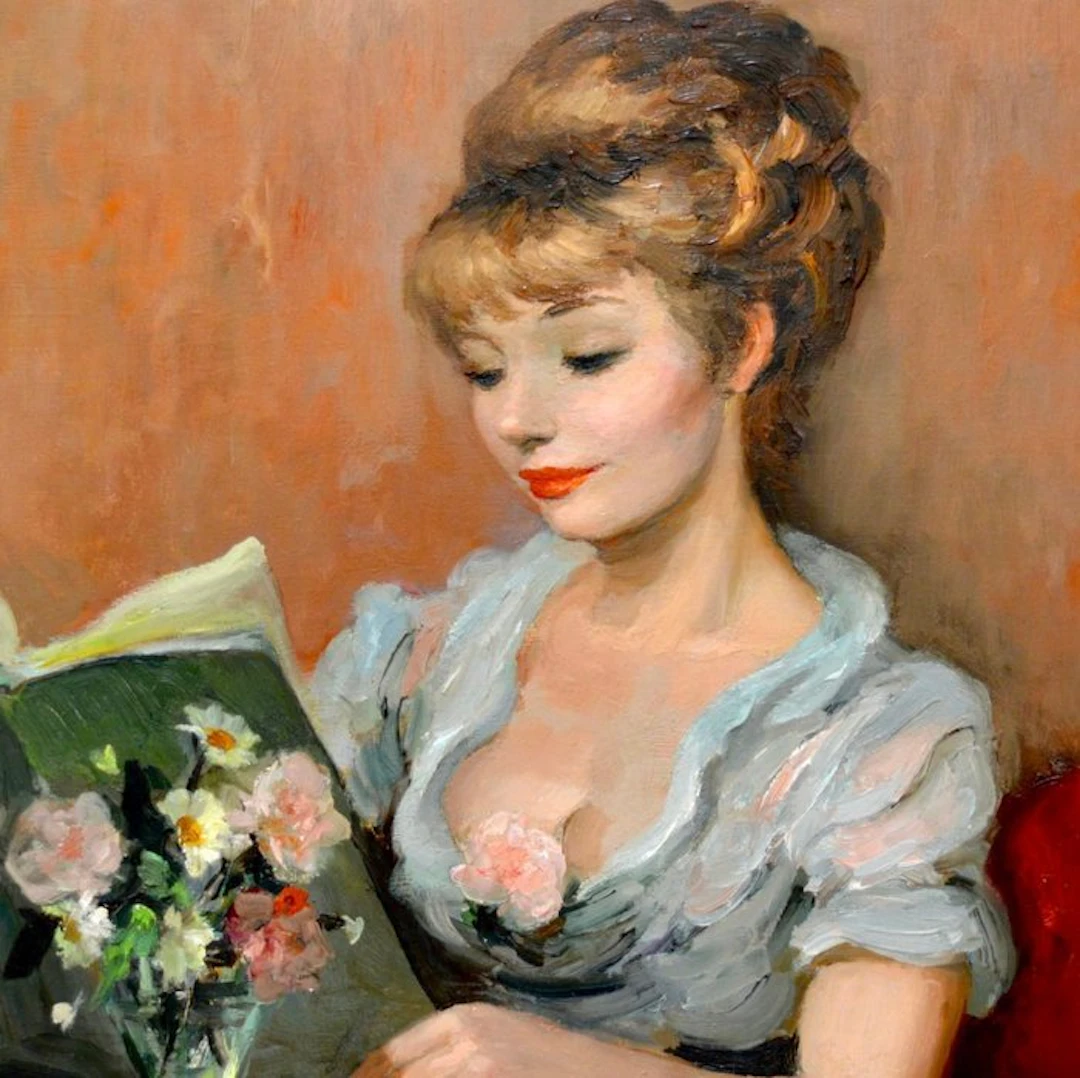 Marcel Dyf (1899-1985) - Claudine Dyf à la lecture