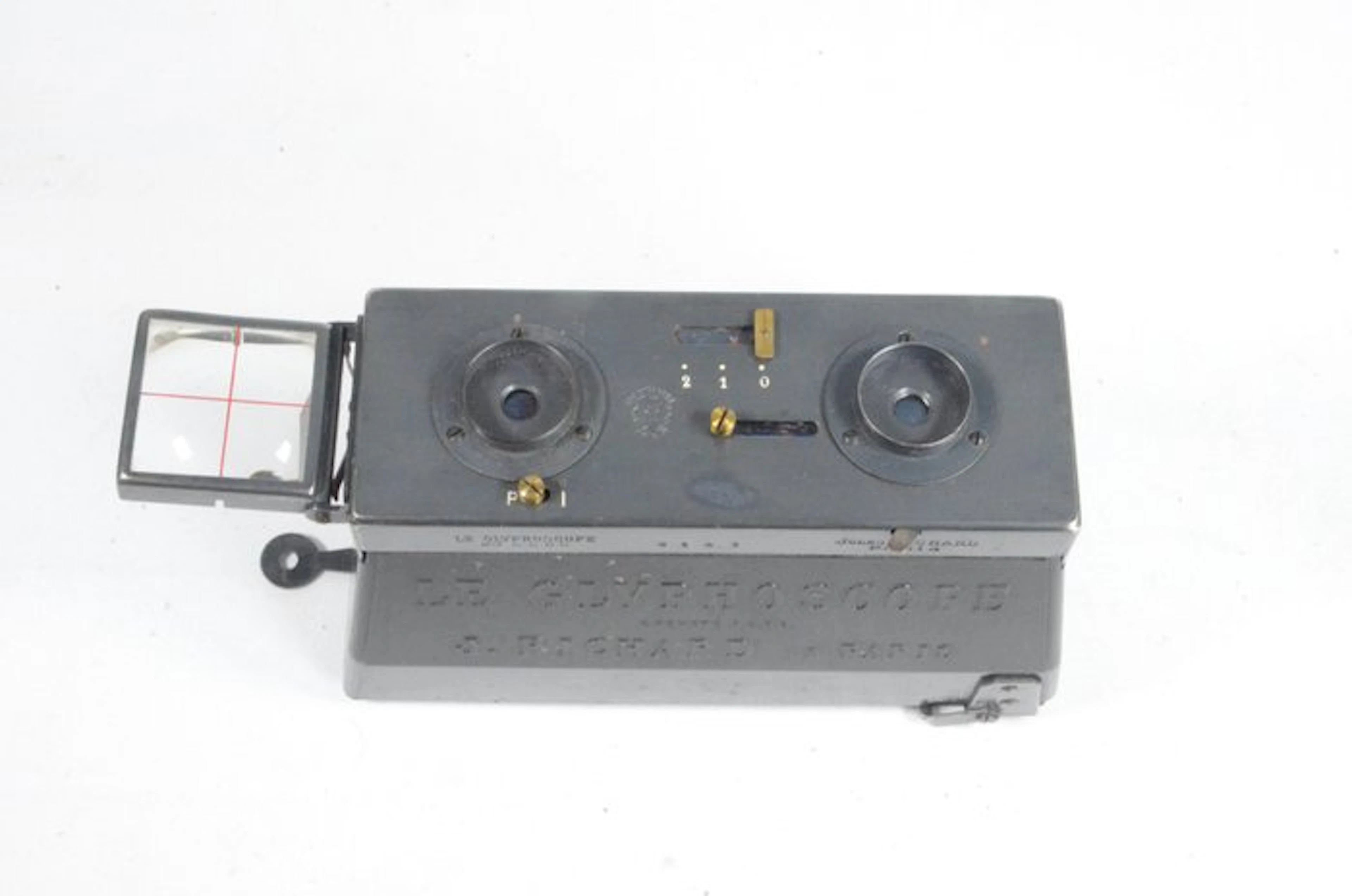 Richard, Jules "Le Glyphoscope" Stereoscopic Viewer & Stereo camera