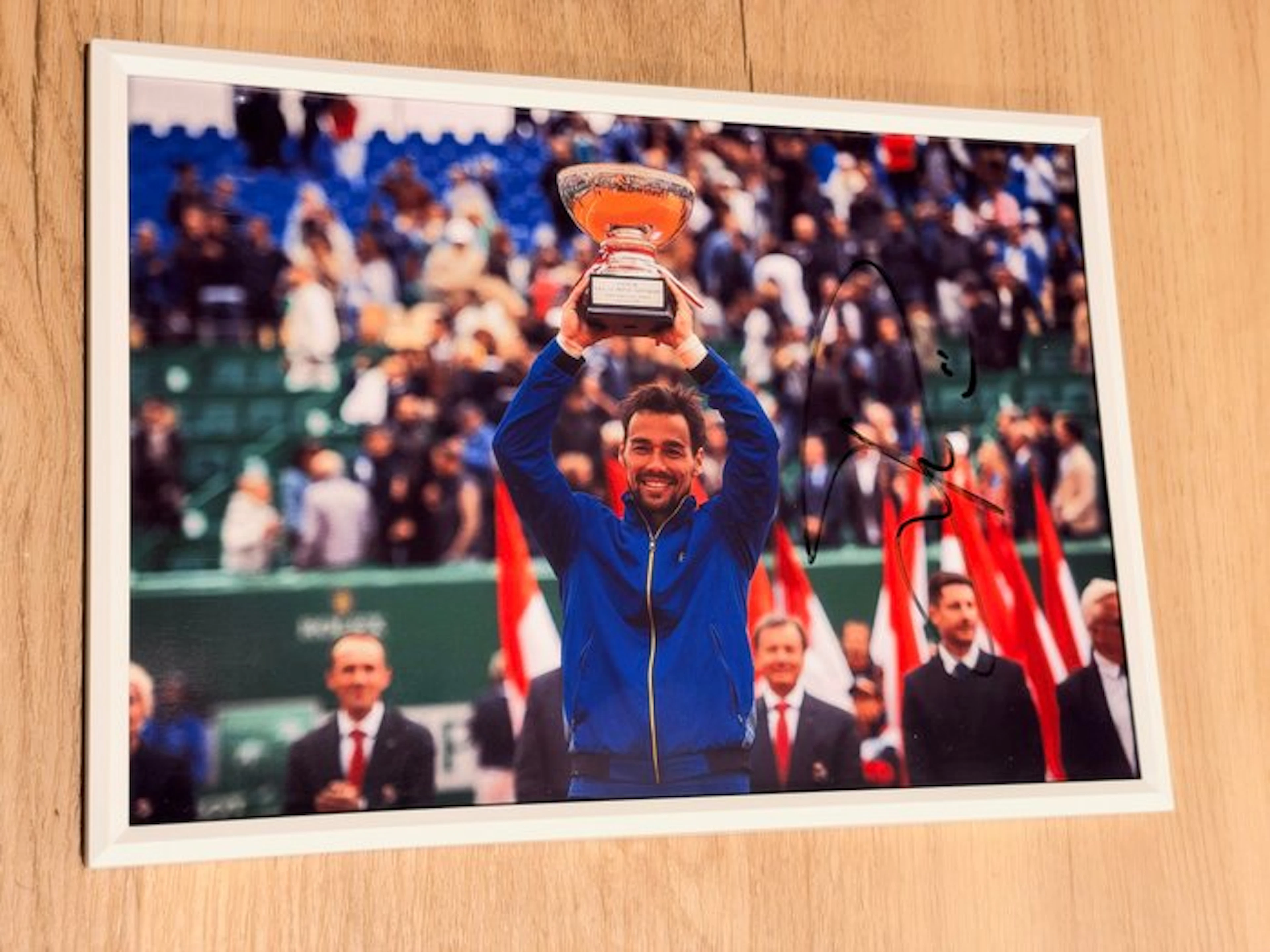 Masters de Montecarlo - Fabio Fognini - Photograph, Framed