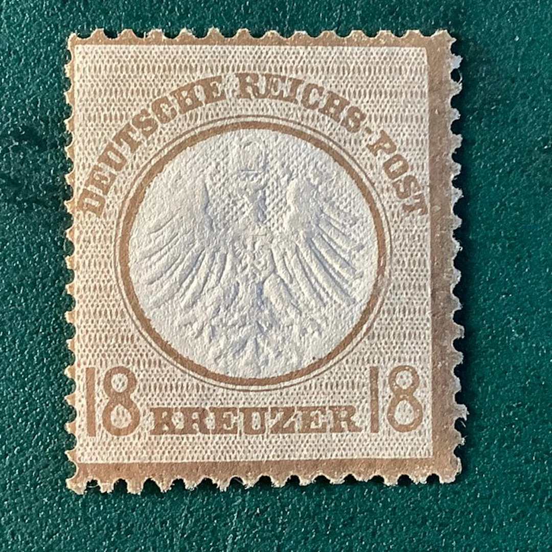 German Empire 1872 - 18 Kreuzer, small Brustschild - MNG - Michel 11