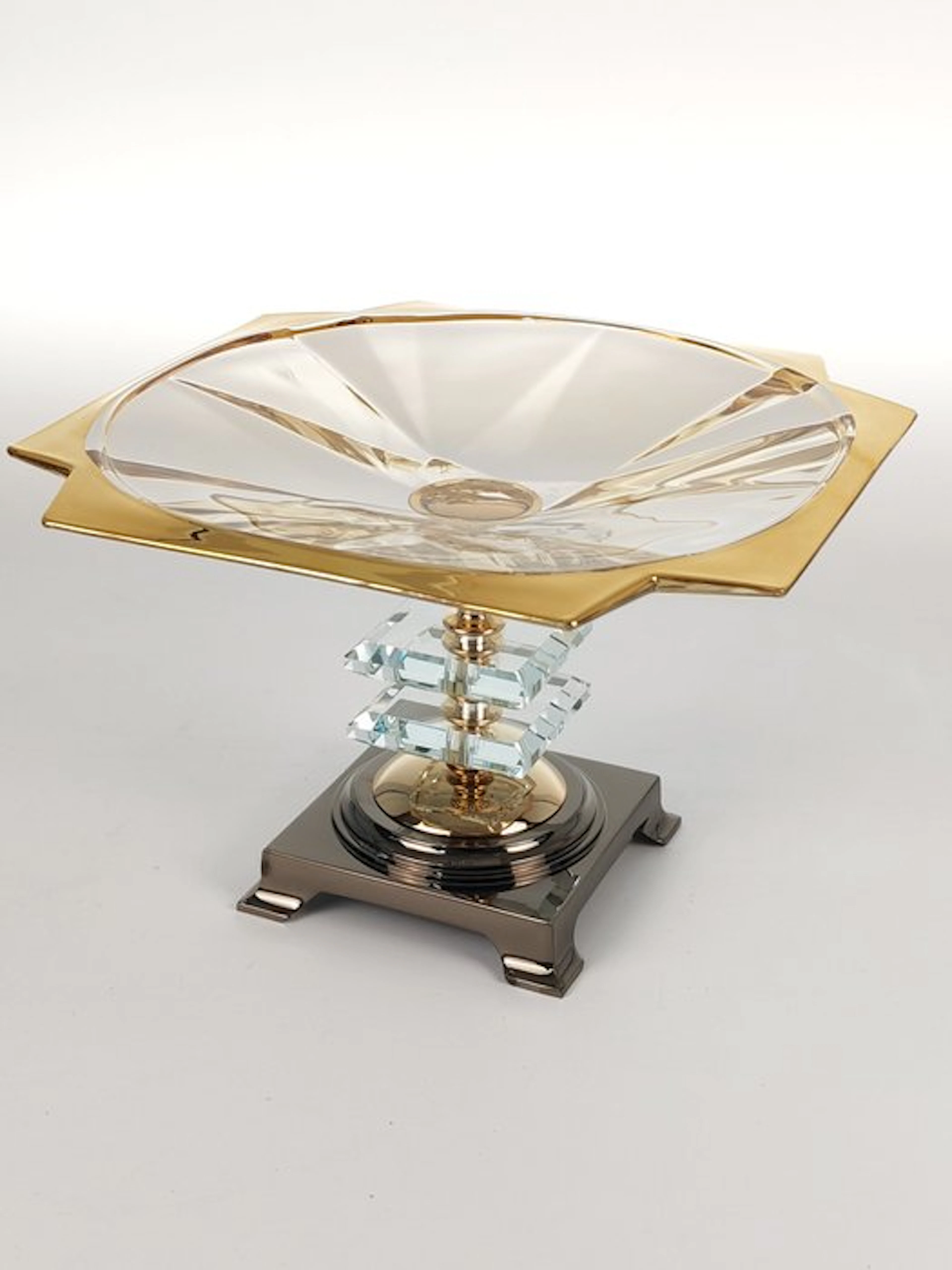 SECOLOVENTESIMO - Centrepiece - Gilt brass, 24kt gold - Gold Standing Cup