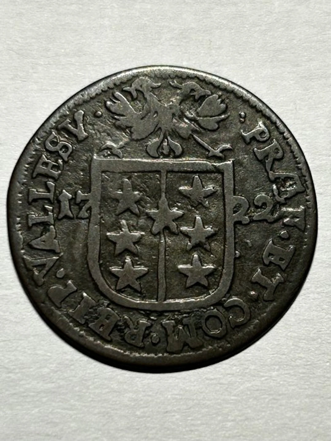 Switzerland. 1/2 Batzen 1722 (No reserve price)