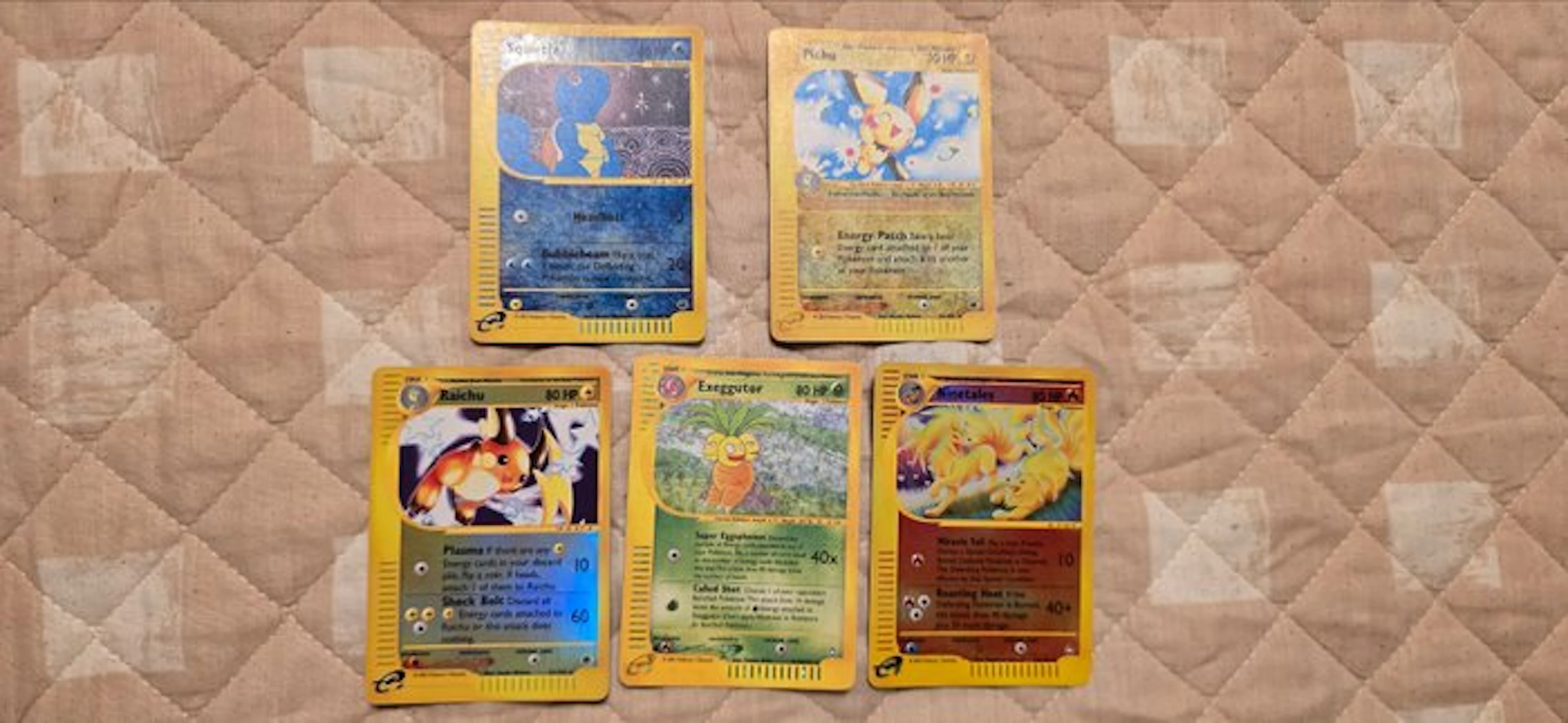 Pokémon - 5 Mixed collection - WOTC - Expedition Base Set, Aquapolis