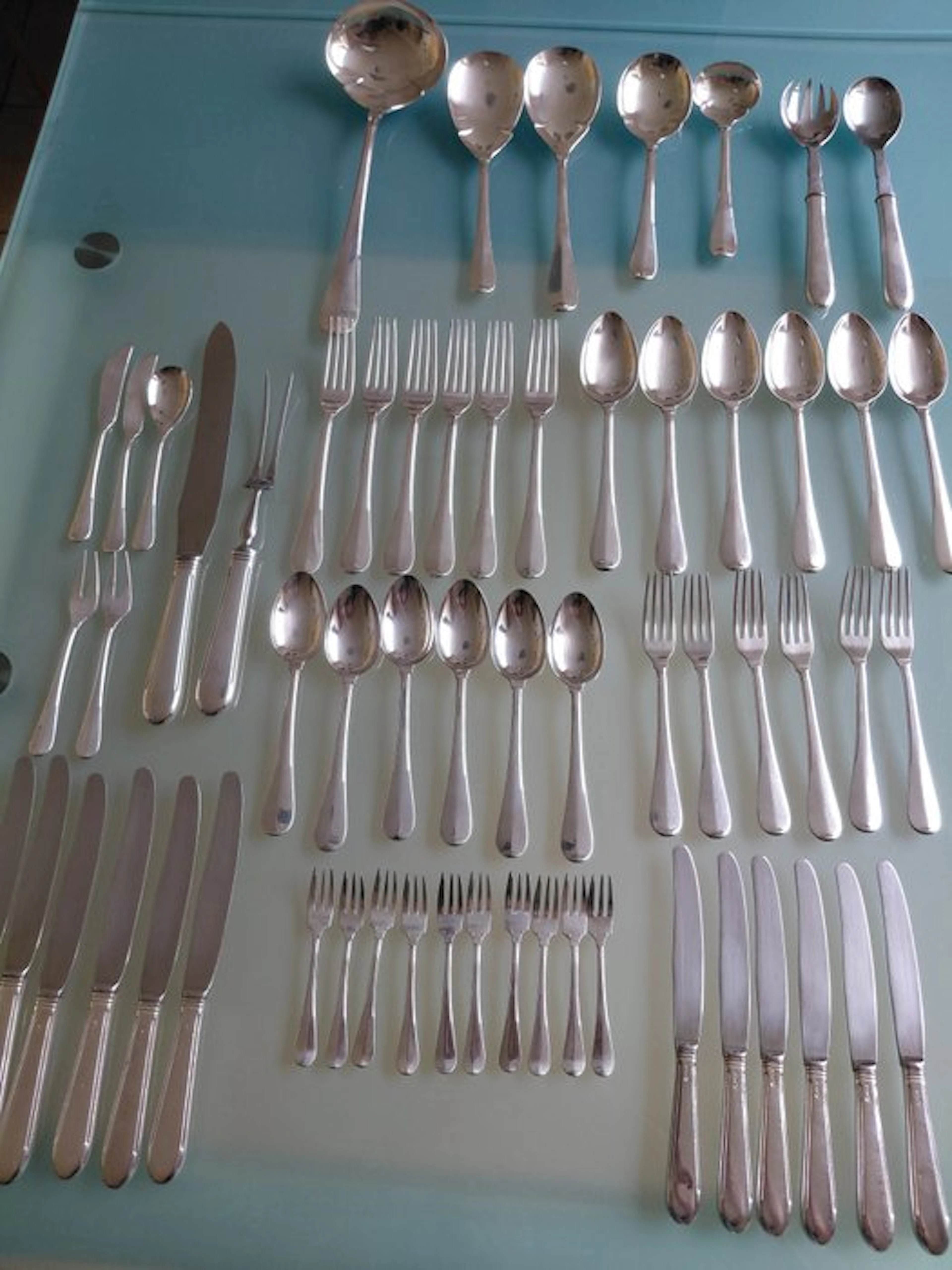 GERO - Jan Eisenloeffel - Cutlery set for 6 (59) - Silverplated