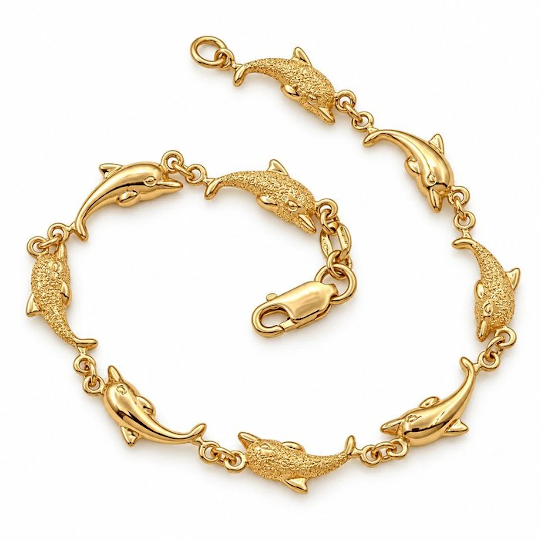 Bracelet - 18 kt. Yellow gold - Made in Italy - HandMade