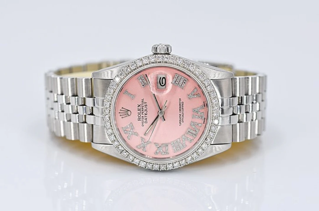 Rolex - Oyster Perpetual Datejust 'Baby Pink Dial' - No...