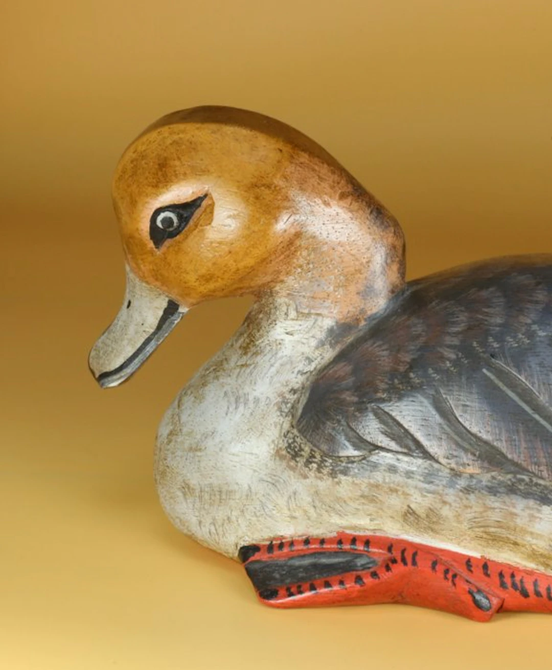 Duck decoy - Pijlstaarteend - Wood