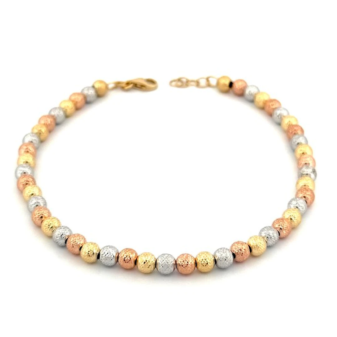 Bracelet - 18 kt. Yellow gold, White gold, Rose gold - Gold Art