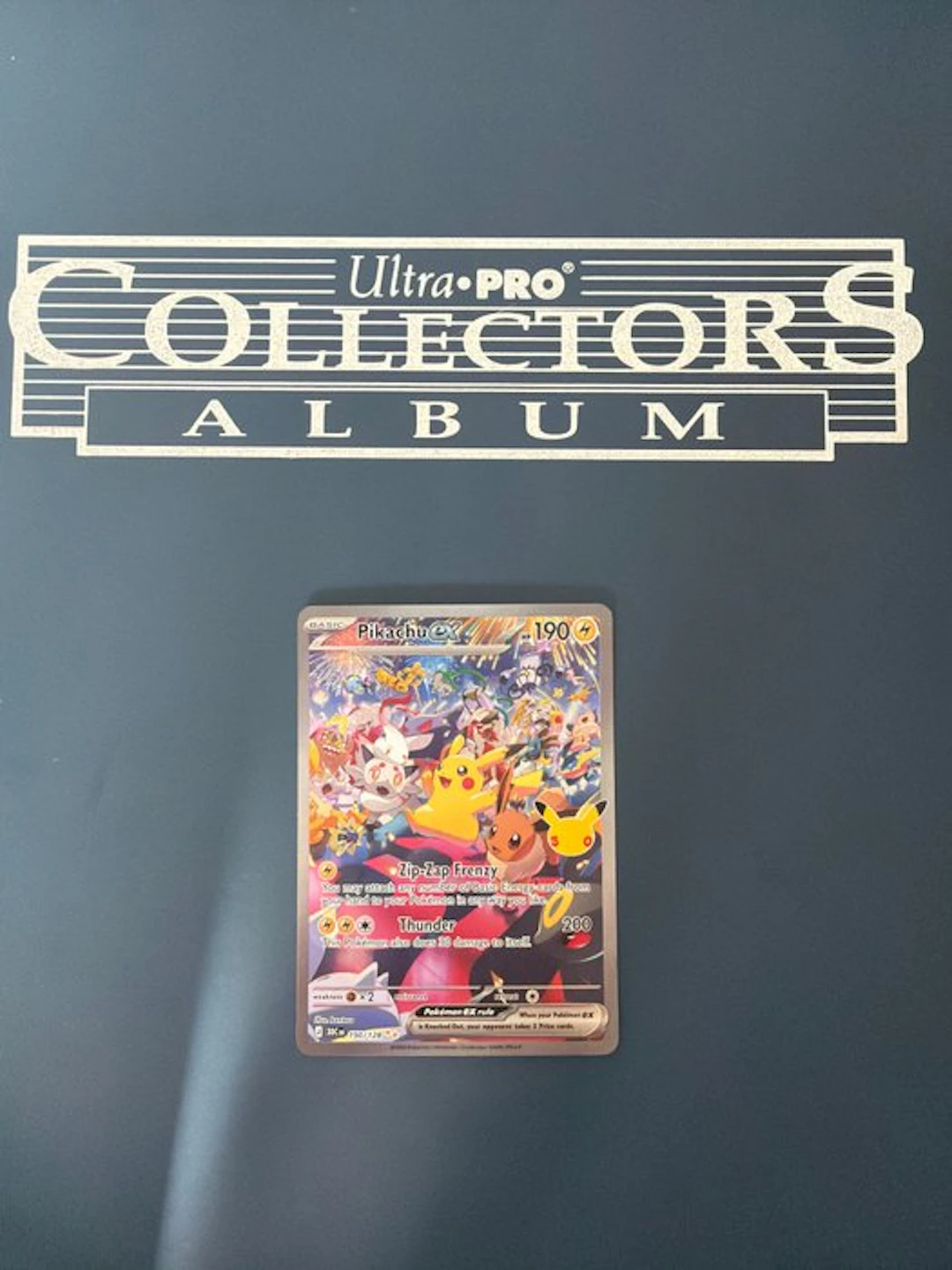 Pokémon - 1 Card - Pikachu 150/128 Foil, Full art, Secret rare - Various sets