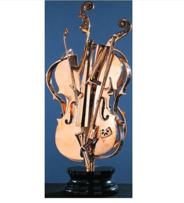 Fernandez Arman (1928-2005) - Sculpture, Sans Titre - 63 cm - Gilt bronze
