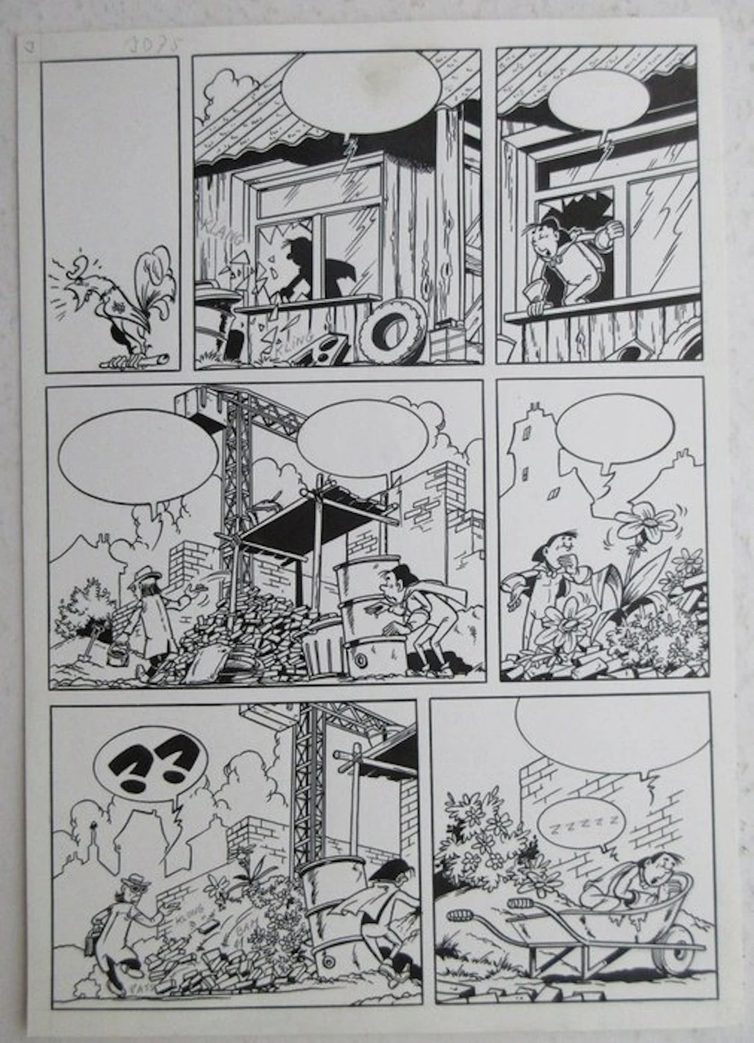 Studio Vandersteen - 1 Original page - Jerom - De kleurenzaaier p. 14