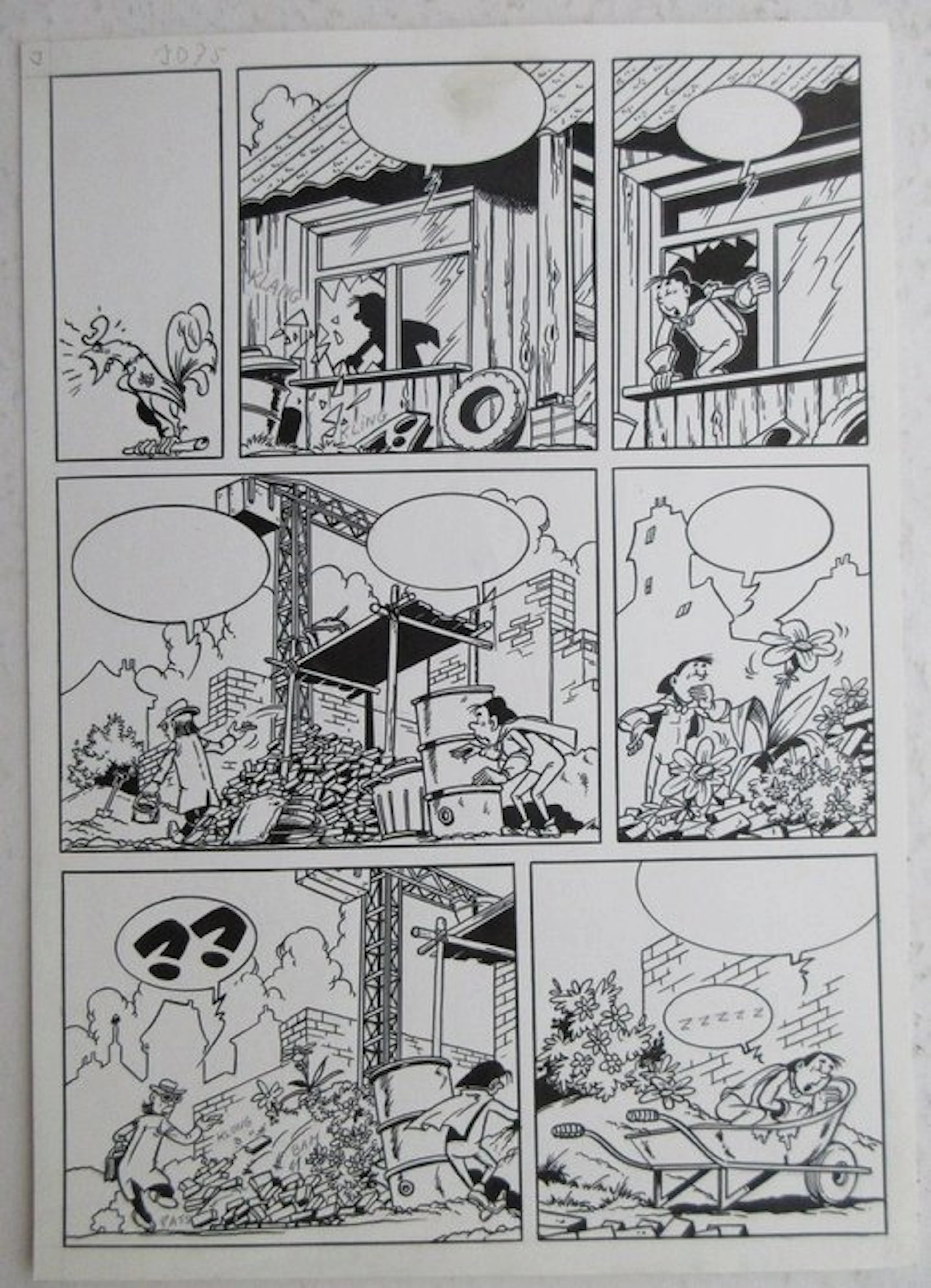 Studio Vandersteen - 1 Original page - Jerom - De kleurenzaaier p. 14