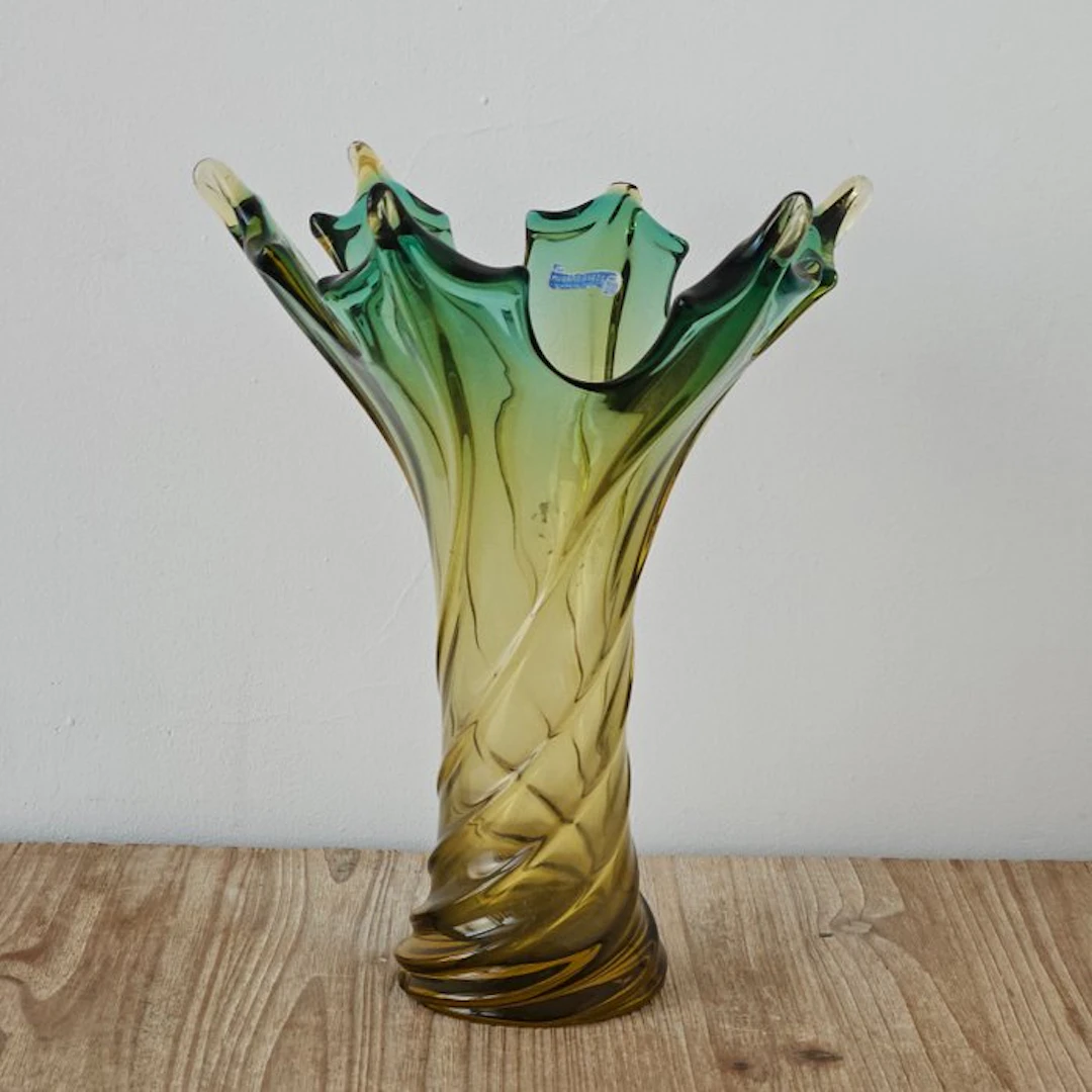 Vase - Murano glass - spiral to Corolla