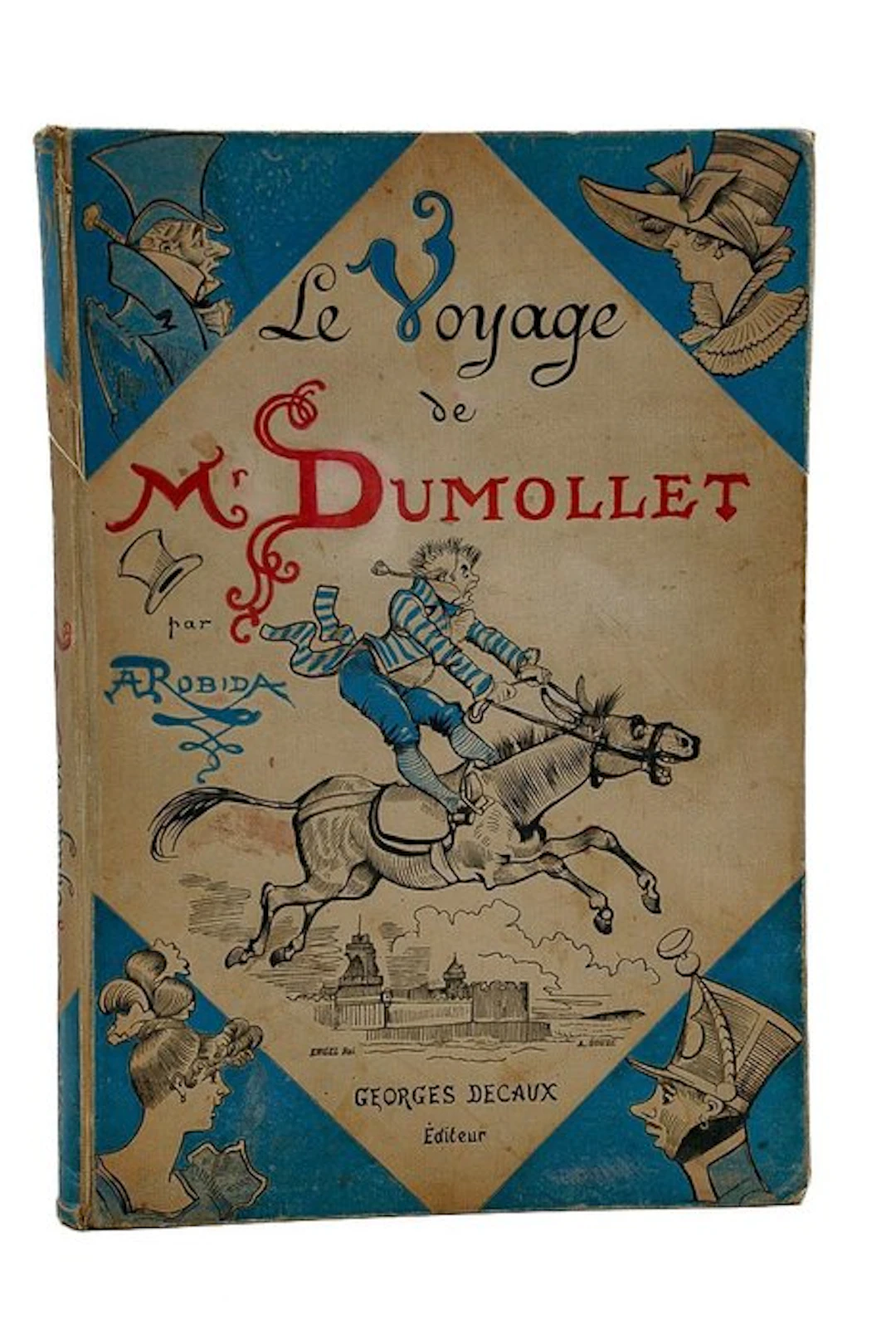 A. Robida - Le Voyage de M. Dumollet - 1883