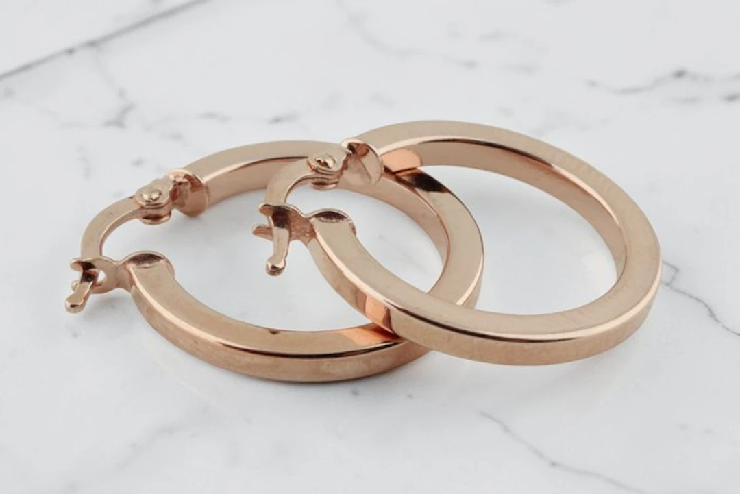 Earrings - 18 kt. Rose gold