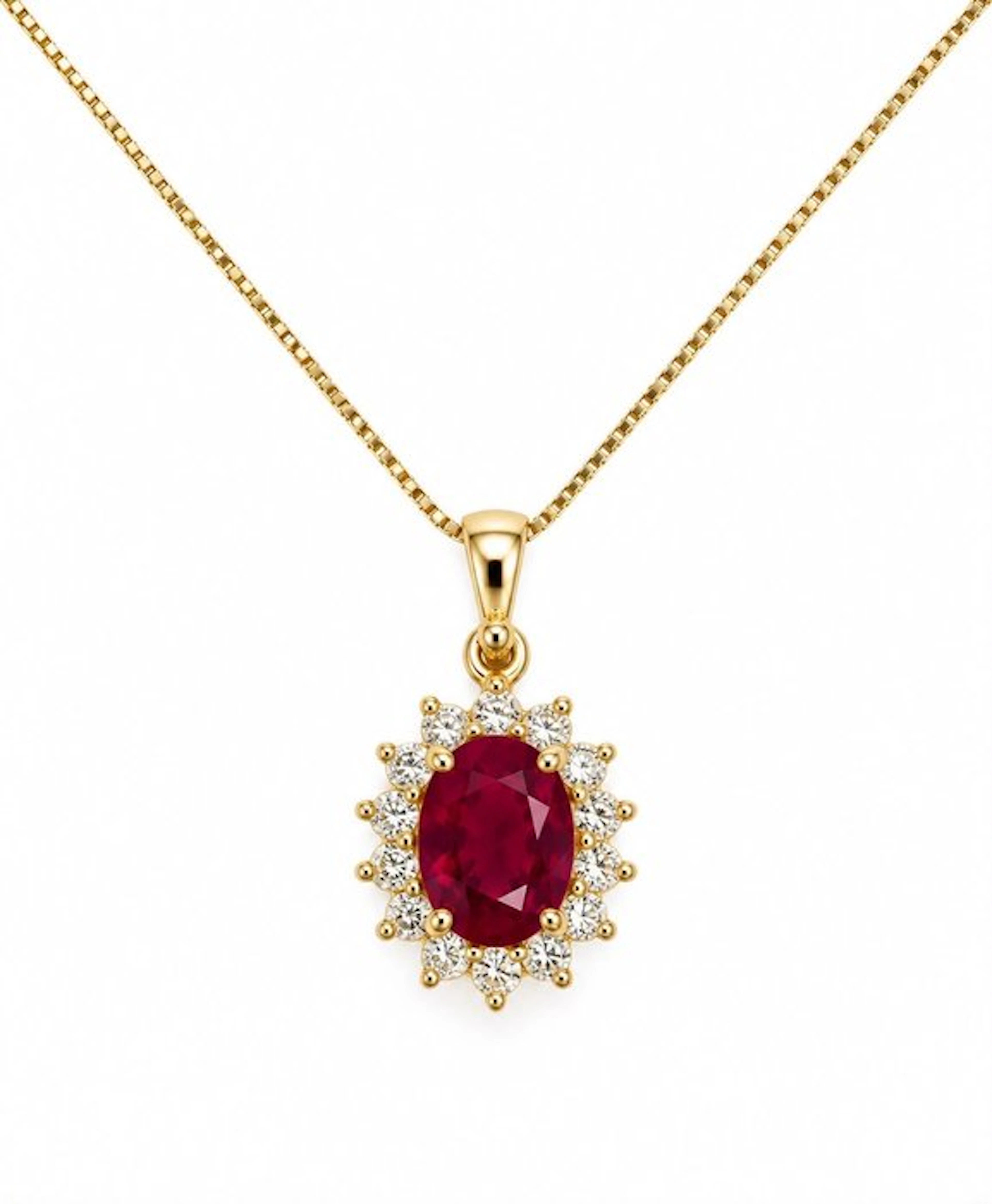 No reserve price - Necklace with pendant - 18 kt
