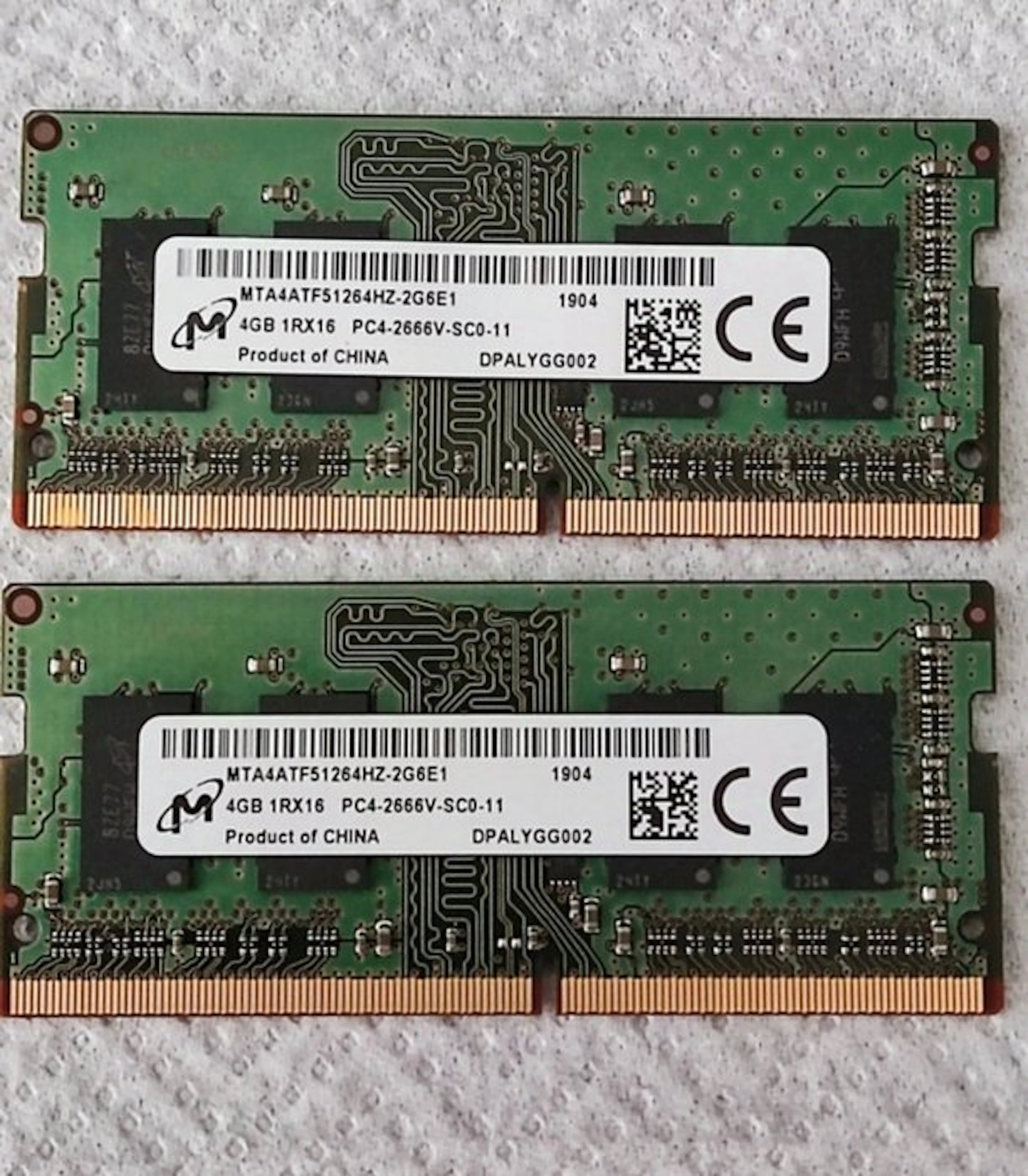 Micron RAM DDR4 PC4-2666V SO-DIMM 8 GB (2 x 4 GB) - Computer (2)