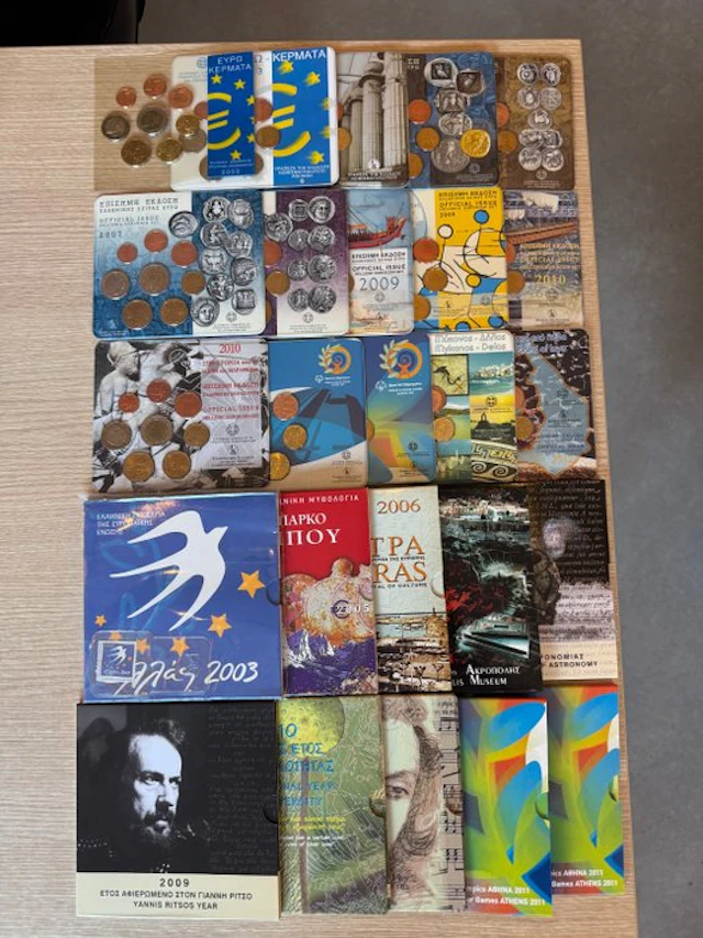 Greece. Year Set (BU) 2002/2013 (25 sets)
