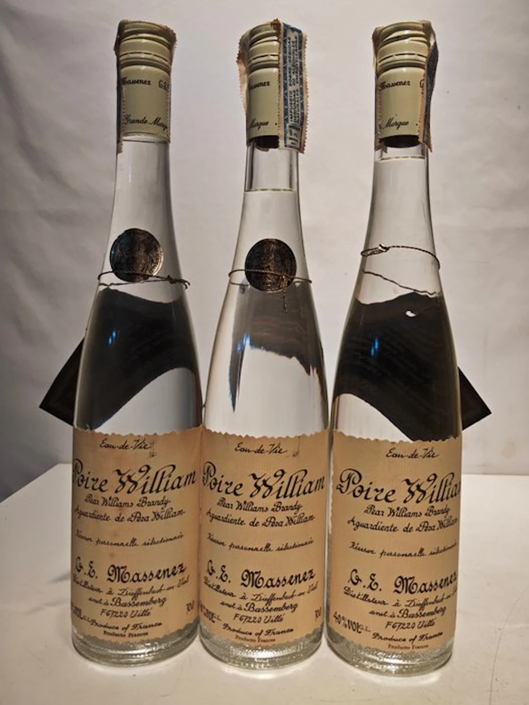 G.E. Massenez - Poire William - b. 1980s - 70cl - 3 bottles