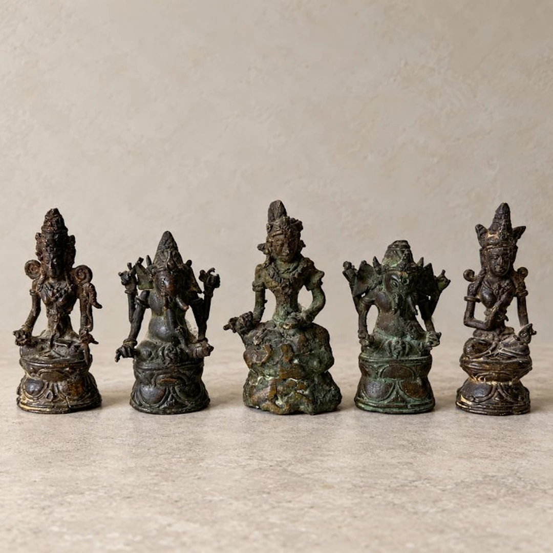 Travel icon - Bronze - Mjapahit (Tara & Ganesha)
