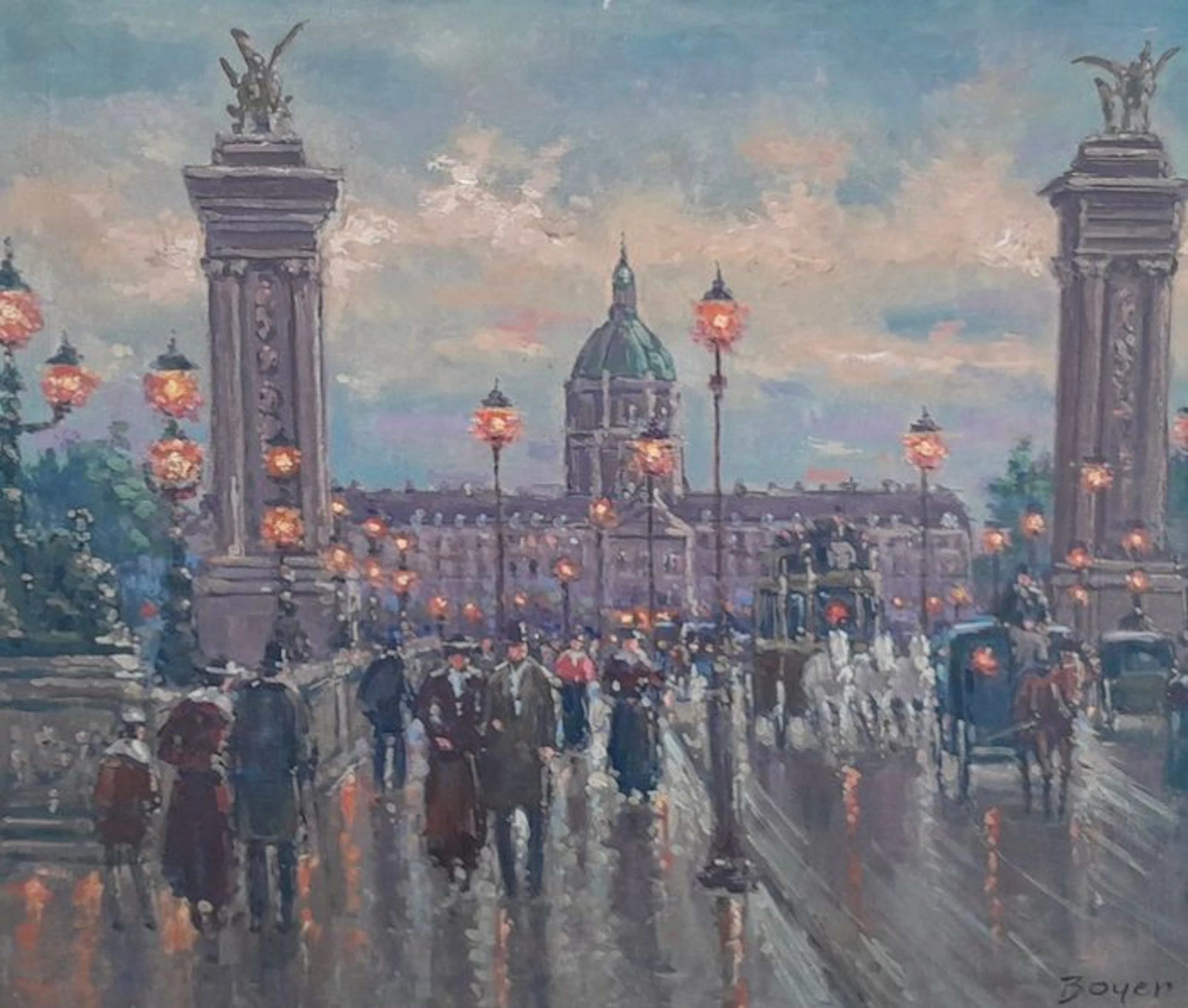 Émile Boyer (1877-1948) - Le pont Alexandre III