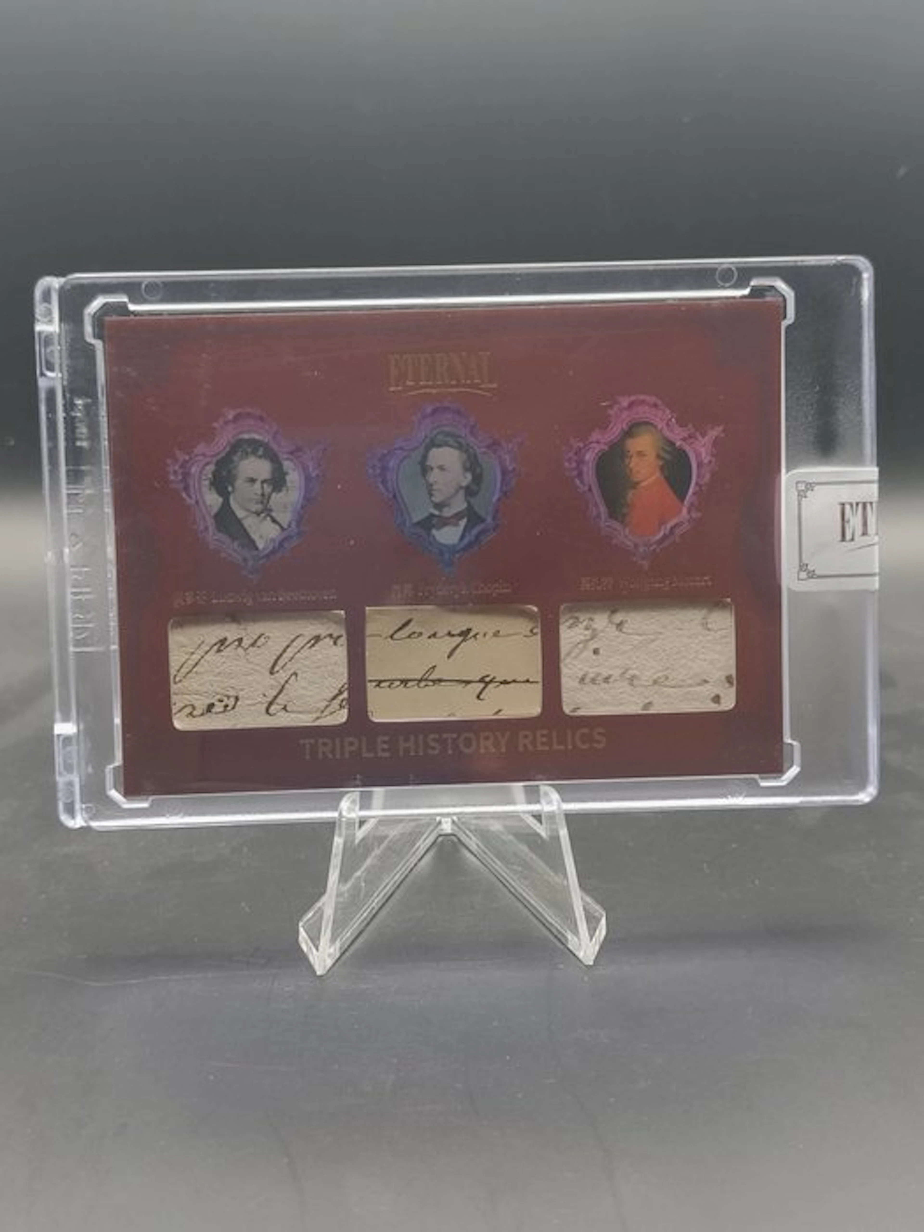2024 Eternal Cuts Beethoven Chopin Mozart Relic /25 Card