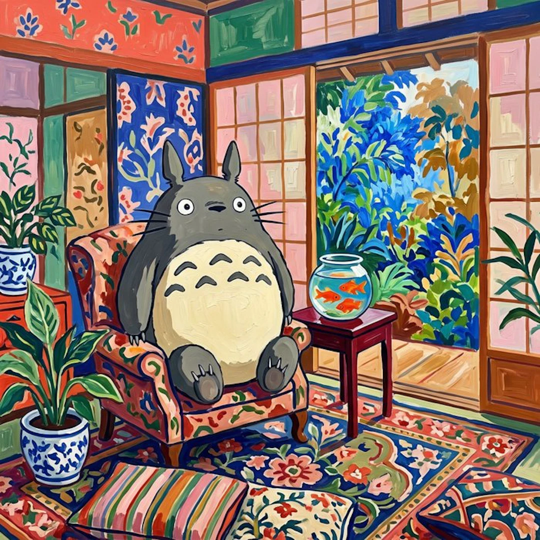 MEDSAN - Totoro and the Goldfish Bowl (トトロと金魚鉢) - UNIQUE WORK