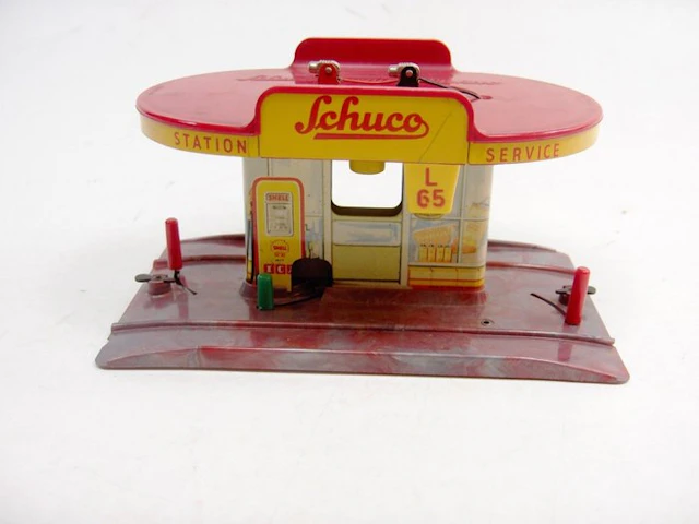 Schuco - Tin toy car - Varianto 3055 Elektro Tankstation...