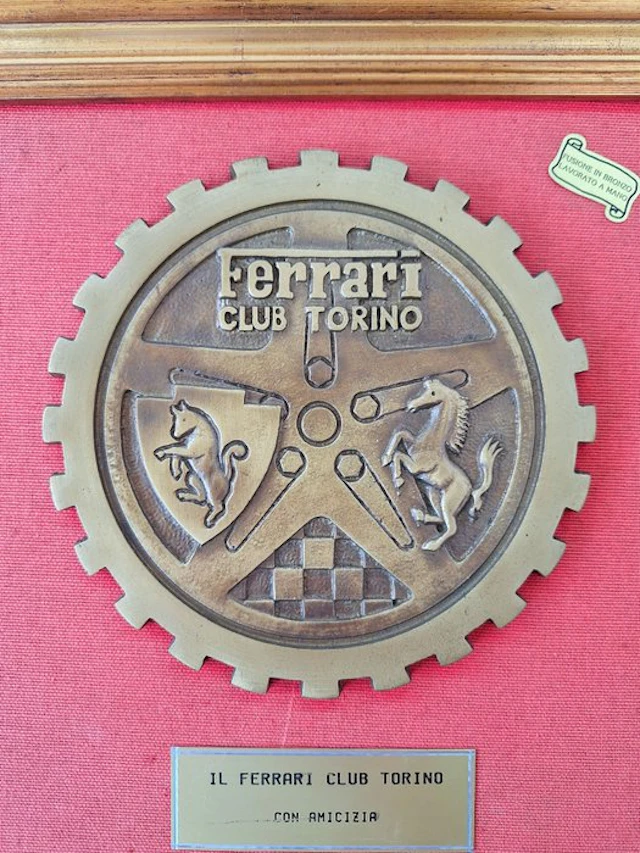 Number plate (1) - Ferrari