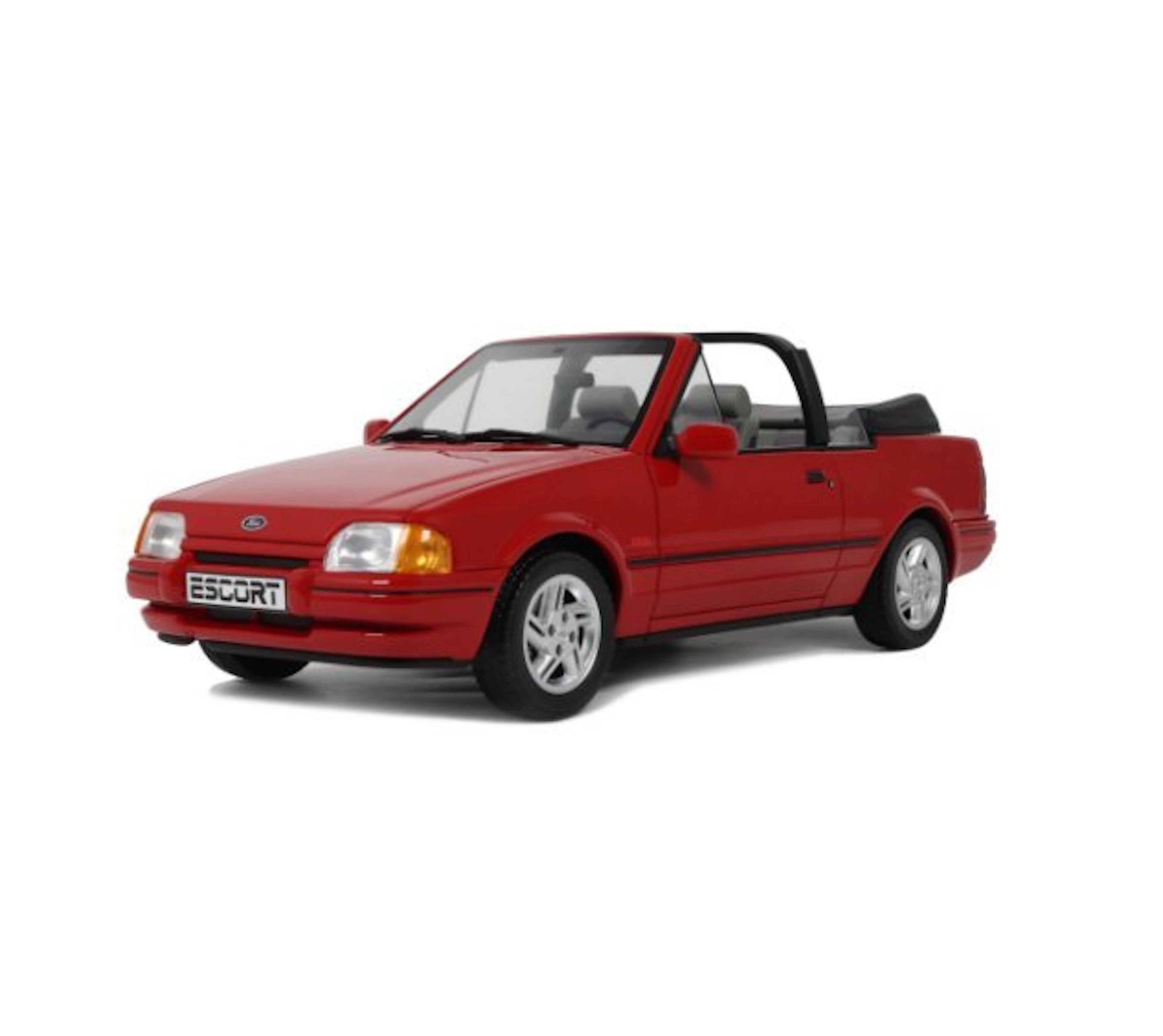 Otto Mobile 1:18 - Model car - Ford Escort MK4 XR3I Cabriolet - 1986 - Rood