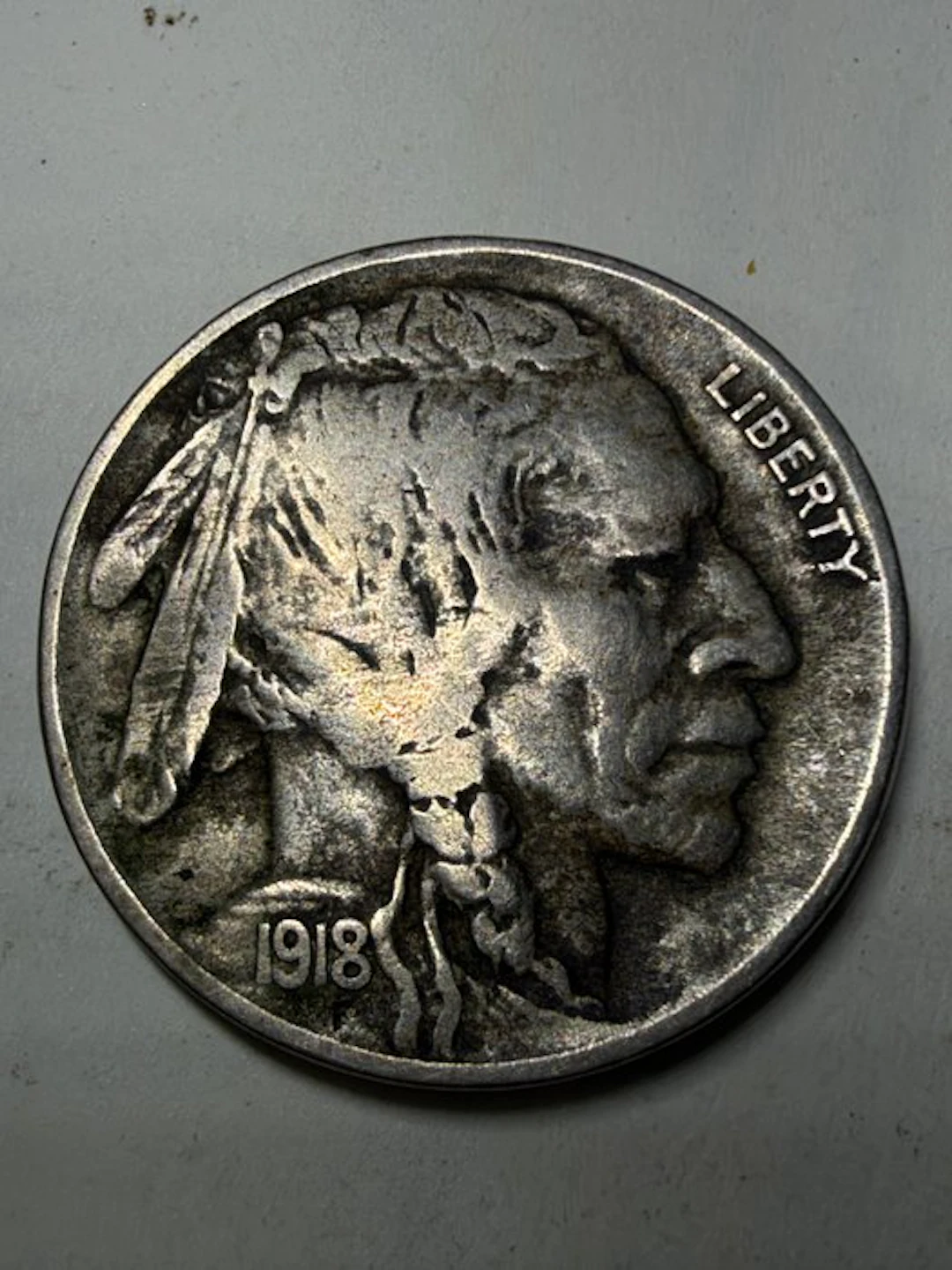 United States. 5 Cents 1918 (No reserve price)