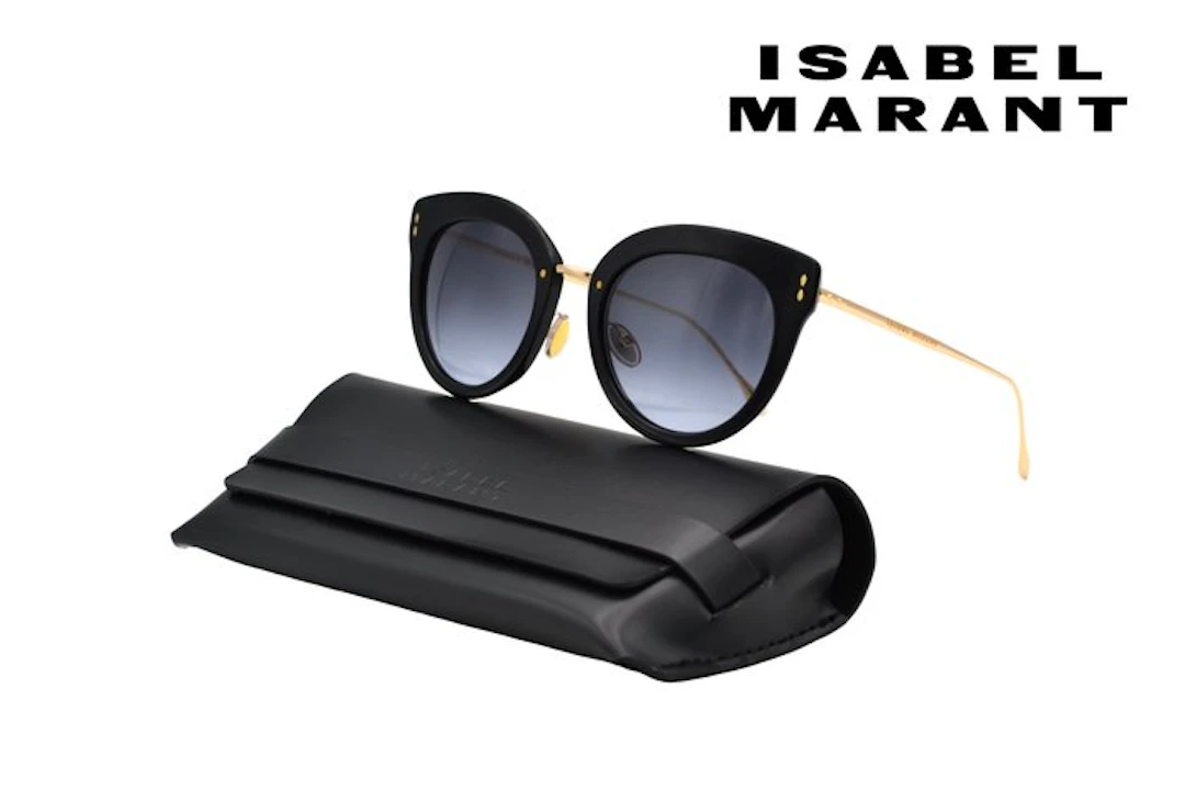 Isabel Marant - IM0119S - Gold Metal & Hexagonal Design...
